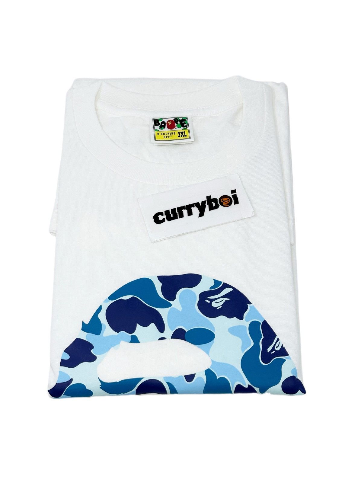 Bape BAPE ABC Camo By Bathing Ape Tee (SS25) White/Blue Size US XXL / EU 58 / 5 - 3 Thumbnail