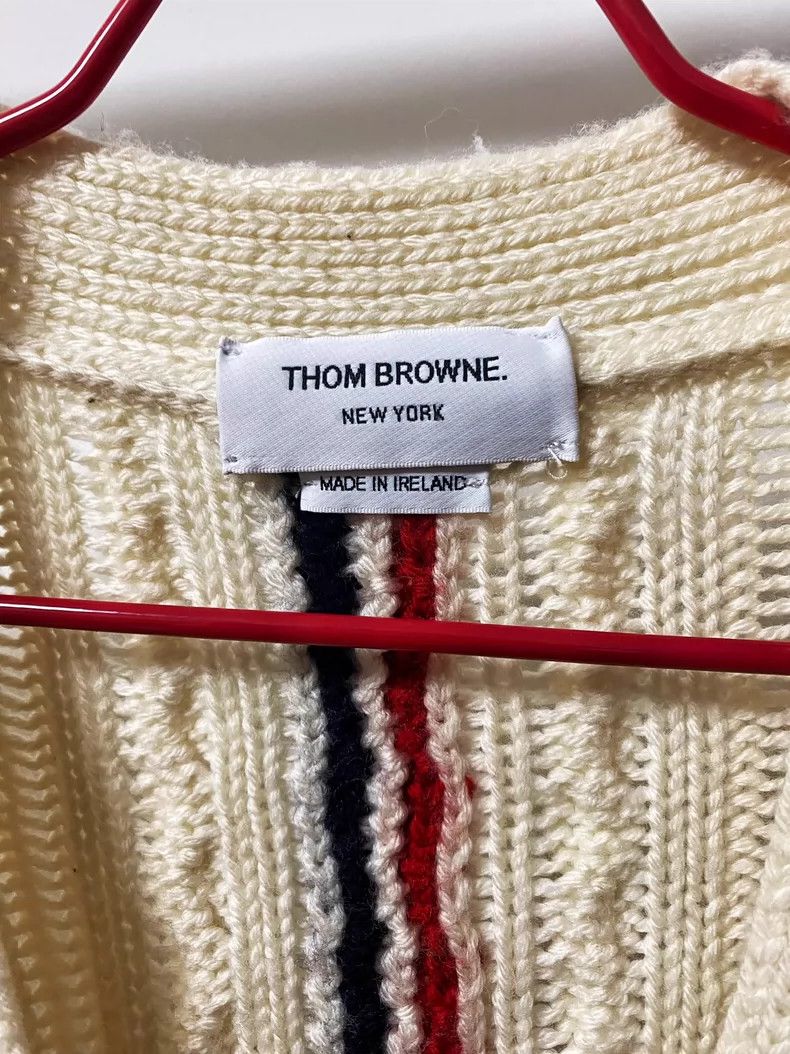 Thom Browne Thom Browne Creamy wool sweater Size US XXS / EU 40 - 6 Thumbnail