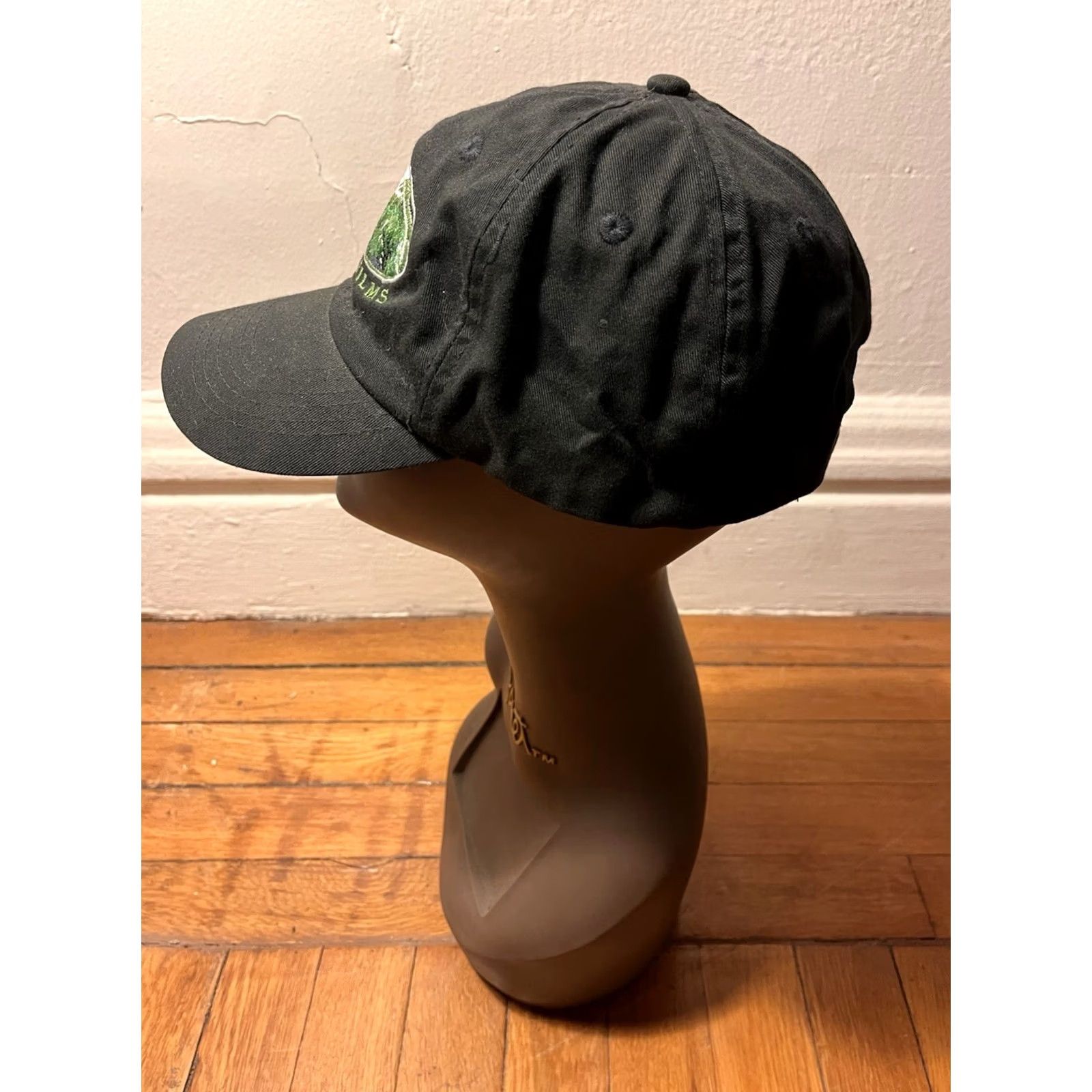 Vintage Chatsby Films Hat One Size Black Gilby's Baseball Cap Mens Adjustable Twill Cotton Vintage Movie Theme Size ONE SIZE - 3 Thumbnail