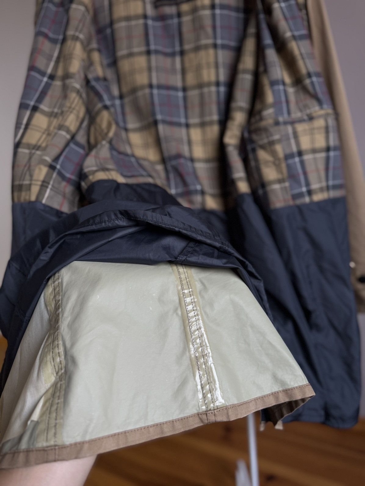 Barbour Barbour Waterproof Breathable Long Beige Jacket Coat Womens Size XXL / US 16-18 / IT 52-54 - 16 Thumbnail