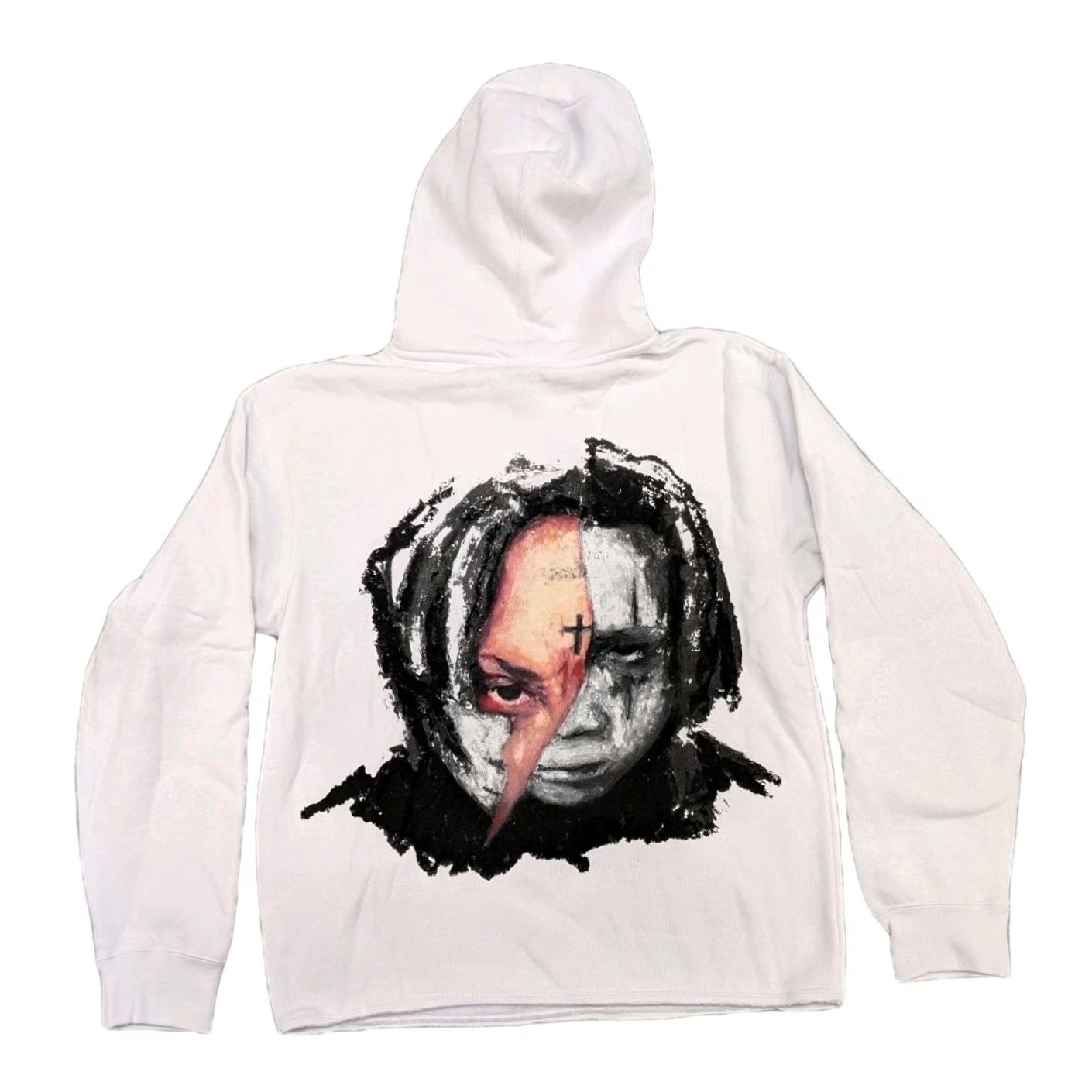 Revenge Revenge x Trippie Redd Hoodie Mens Small White Pullover Arc Graphic Logo USA New Size US S / EU 44-46 / 1 - 2 Thumbnail