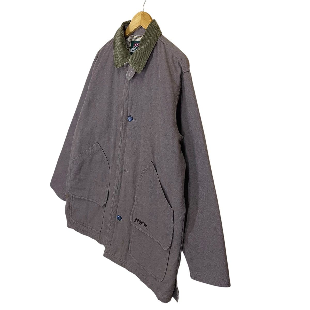 Jansport Vintage 90s Jansports Duck Canvas Button Jacket Size XL Size US XL / EU 56 / 4 - 4 Thumbnail