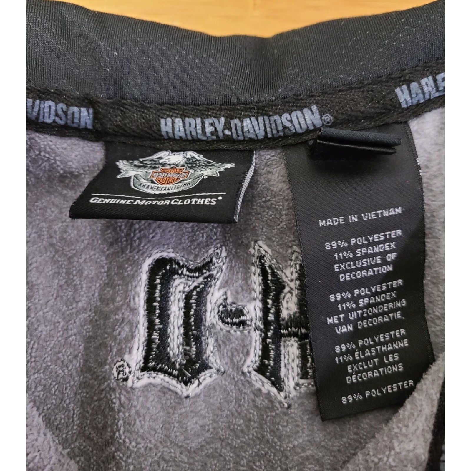 Harley Davidson Harley-Davidson 1/4 Zip Fleece Pullover Shirt Mens 3XL Heather Blue Logo Zipper Sweater Casual Workwear Motorcycle L/S Size US XXL / EU 58 / 5 - 5 Thumbnail