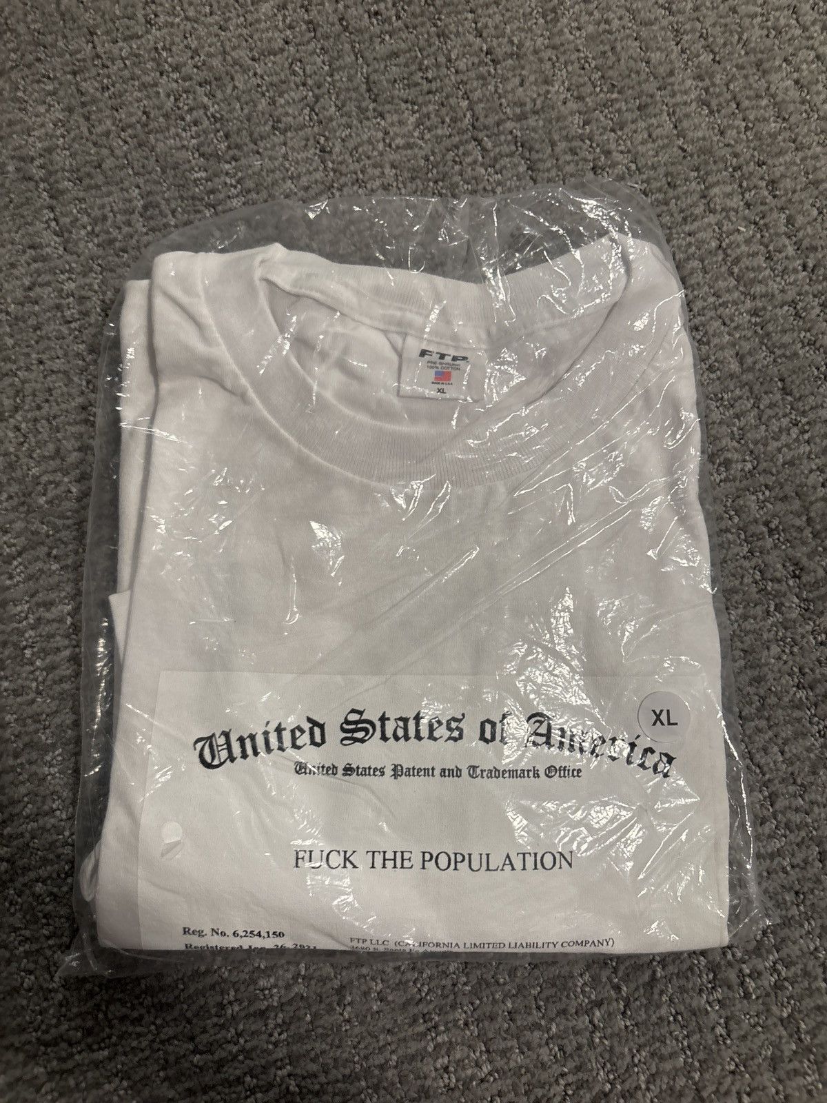 Fuck The Population FTP Trademark Tee Size US XL / EU 56 / 4 - 2 Thumbnail
