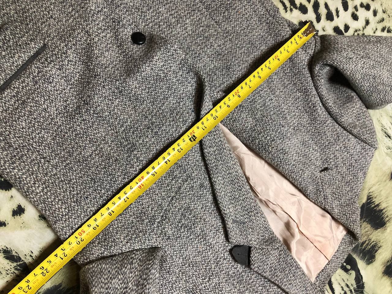 Harris Tweed Blazer Vintage Harris Tweed gray streetwear Y2K Size 48R - 16 Thumbnail