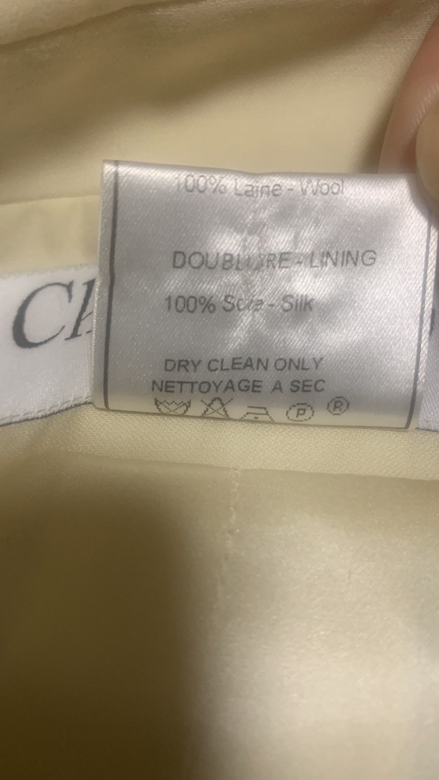 Christian Dior Monsieur Christian Dior Boutique Paris — Rare Vintage Wool Jacket Size M / US 6-8 / IT 42-44 - 9 Thumbnail