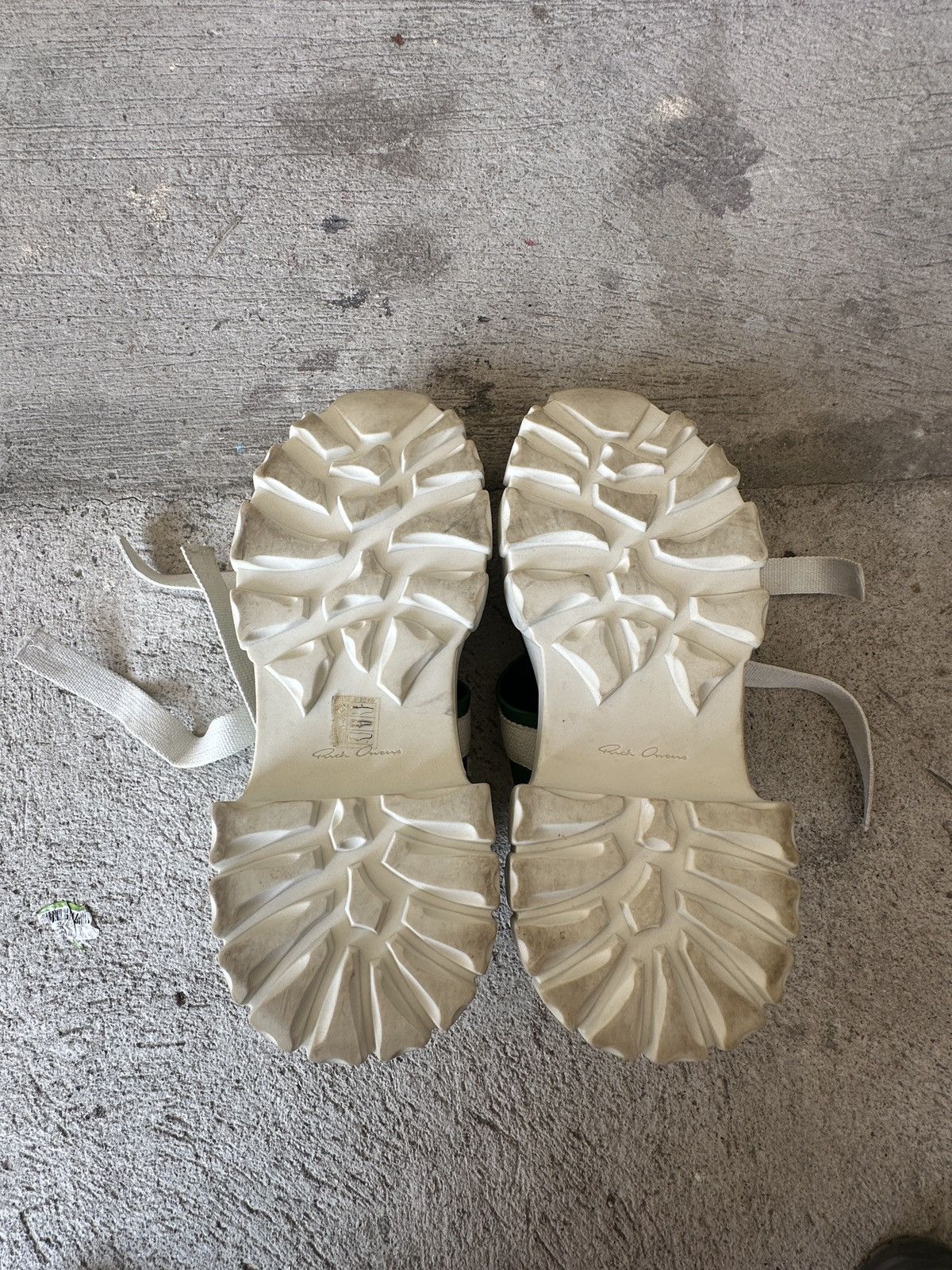 Rick Owens S/S 18 Rick Owens Tractor Sandals Size US 5.5 / EU 38 - 9 Thumbnail