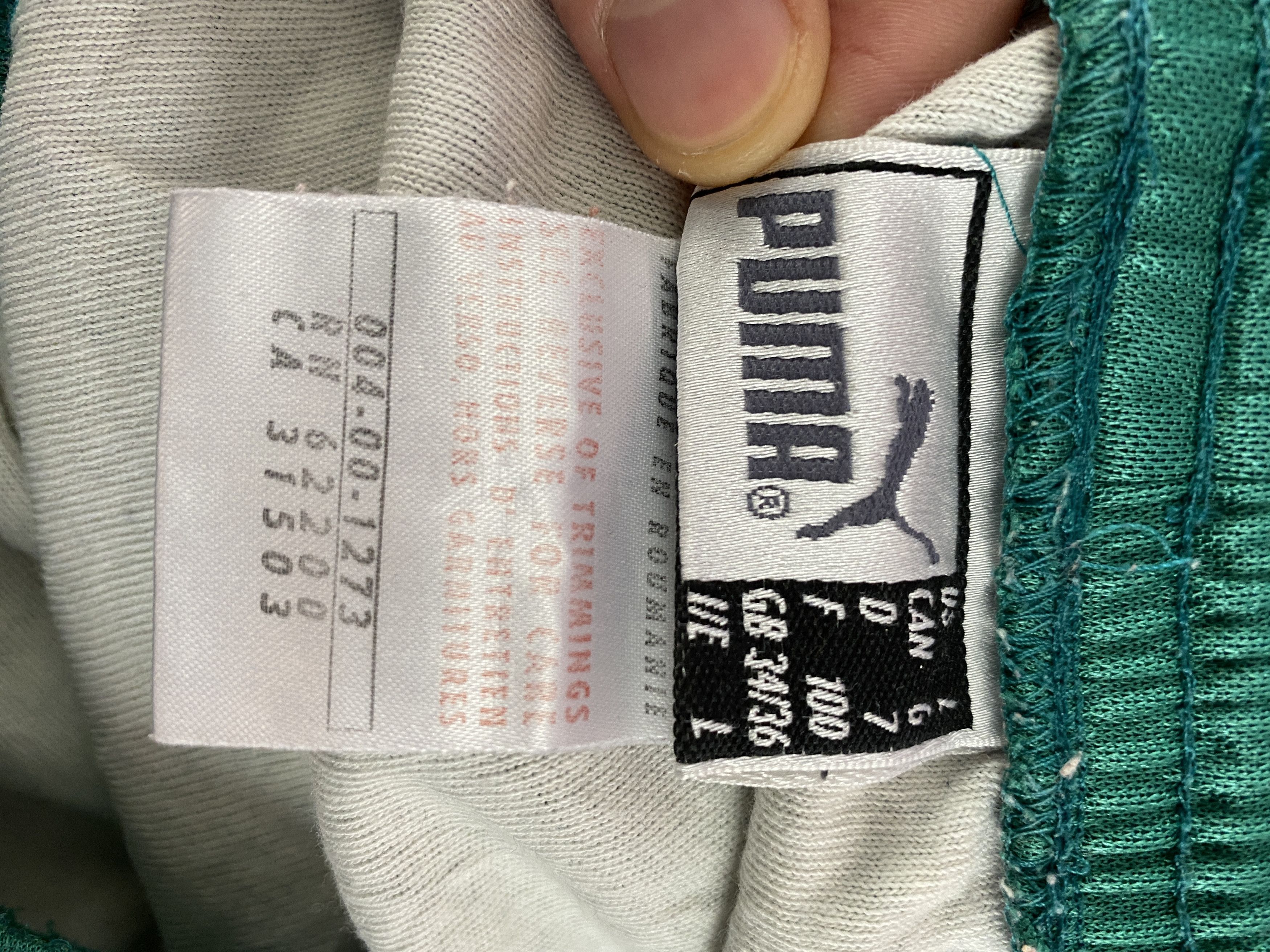 Puma × Vintage 90s Puma Vintage Men's Track Shorts - L Size US 34 / EU 50 - 4 Thumbnail