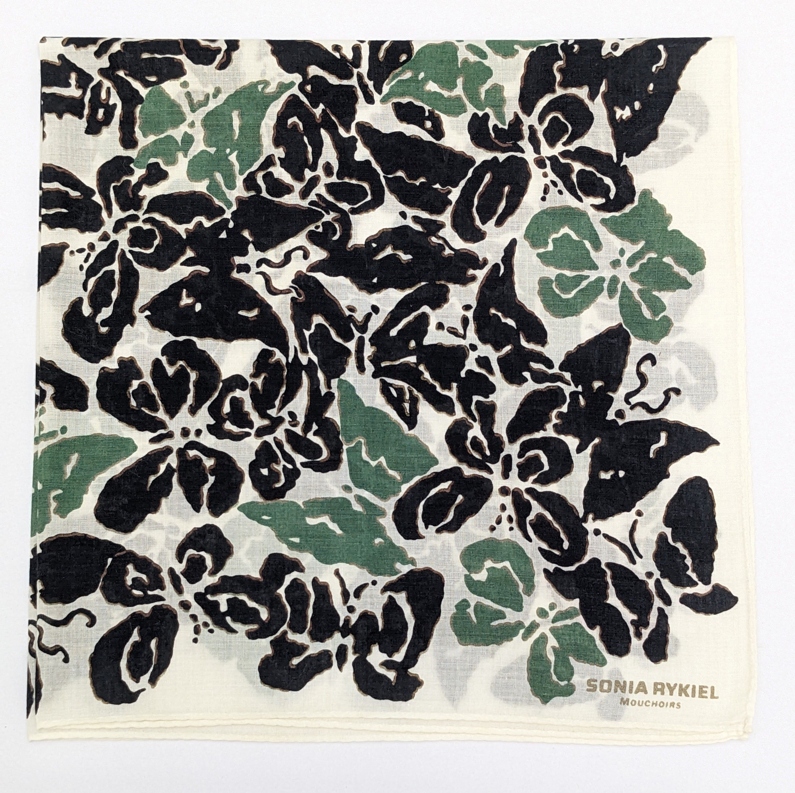 Sonia Rykiel VINTAGE SONIA RYKIEL MOUCHOIRS BUTTERFLY HANDKERCHIEF Size ONE SIZE - 1 Thumbnail