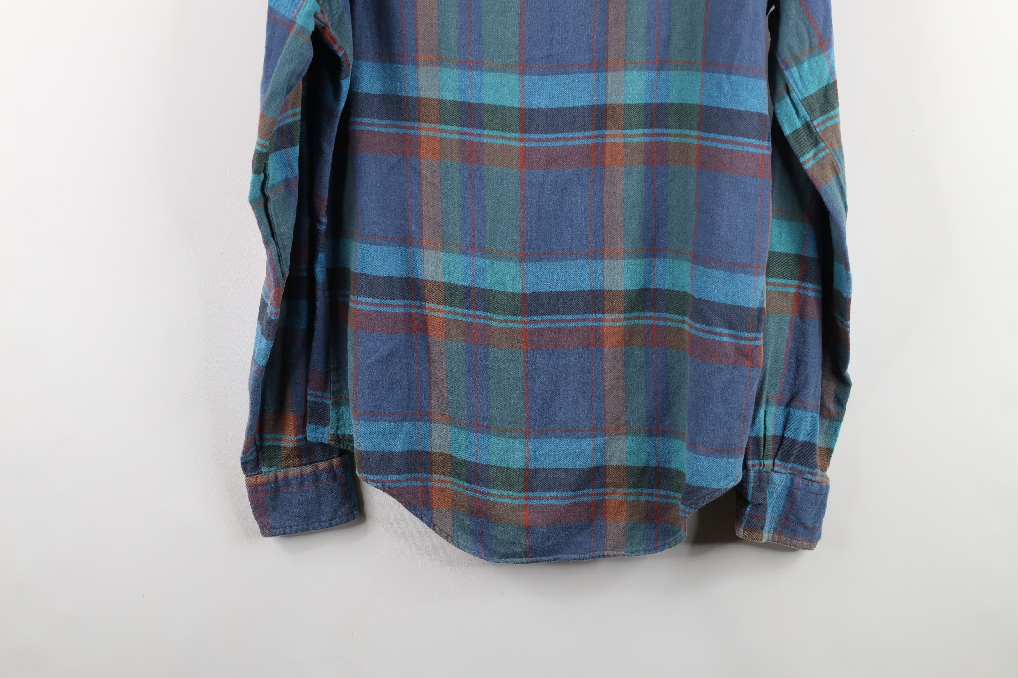 Vintage Vintage 90s Streetwear Rainbow Flannel Button Down Shirt Size US M / EU 48-50 / 2 - 12 Thumbnail