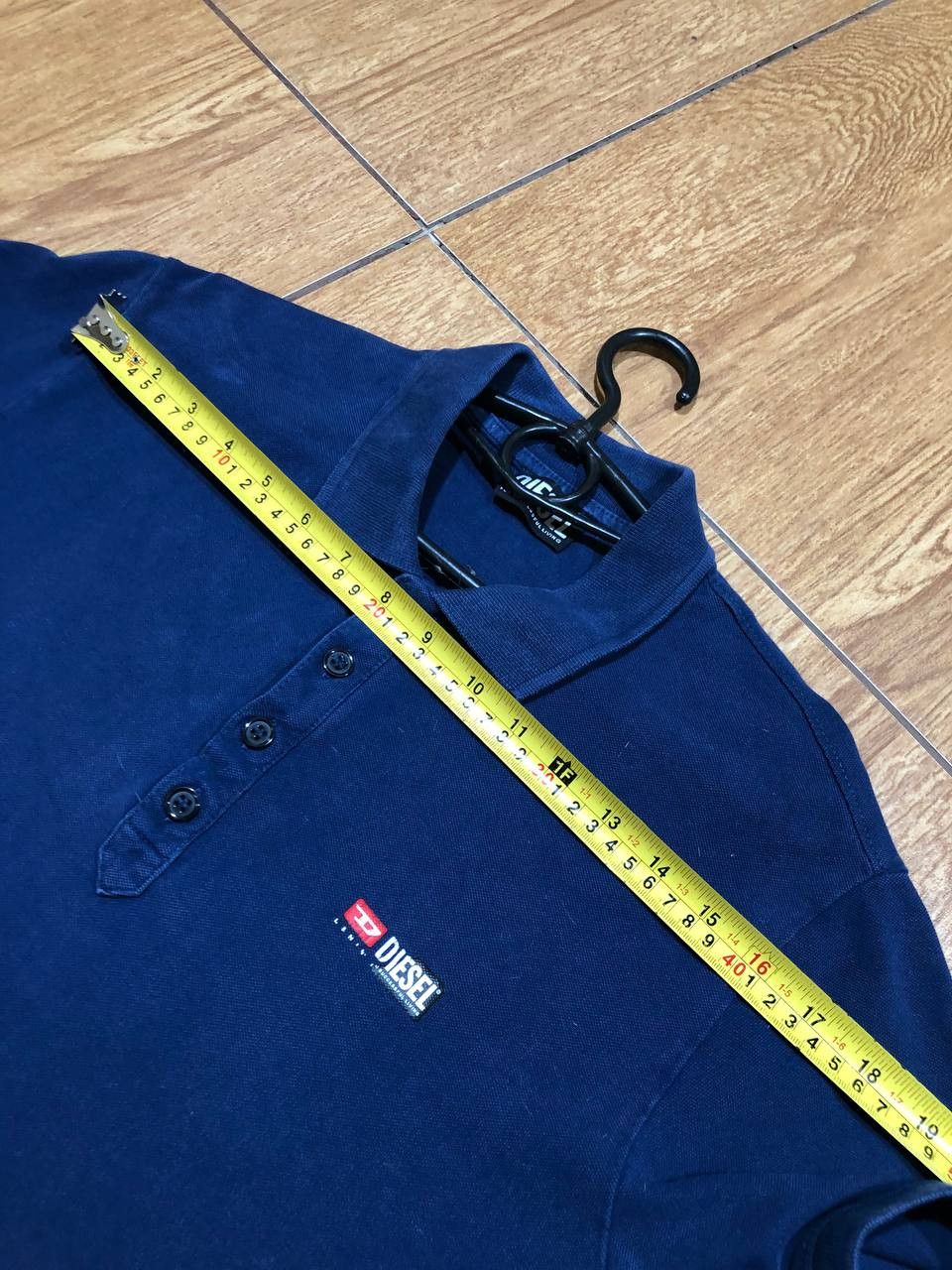 Diesel Logo T-Shirt Diesel Y2K Blue Polo Streetwear Size US L / EU 52-54 / 3 - 11 Thumbnail