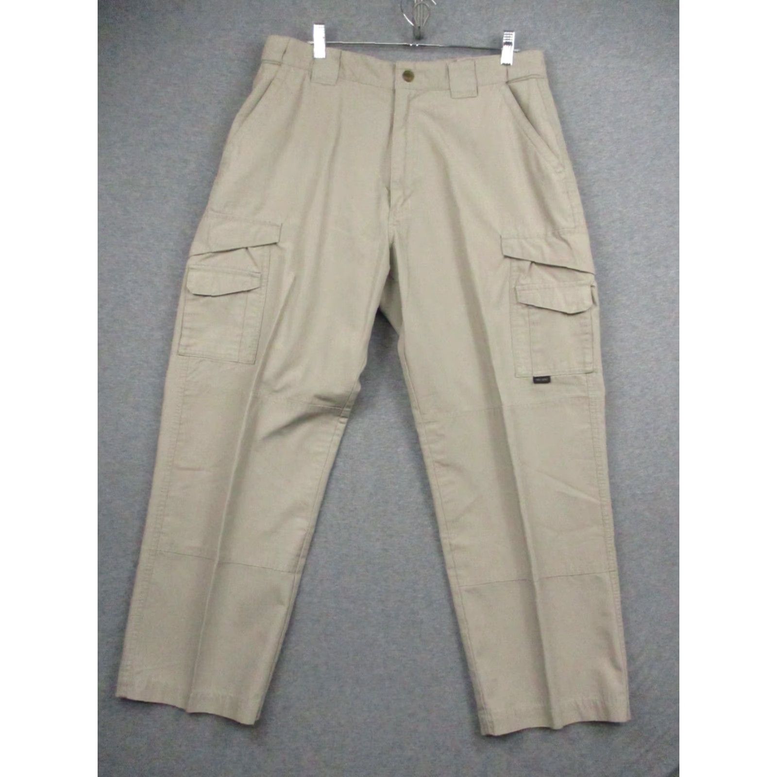 Vintage Tru-Spec Cargo Pants 34x30 Brown Stretch Military Police Tactical Rip Stop Pants Mens Size US 34 / EU 50 - 2 Thumbnail