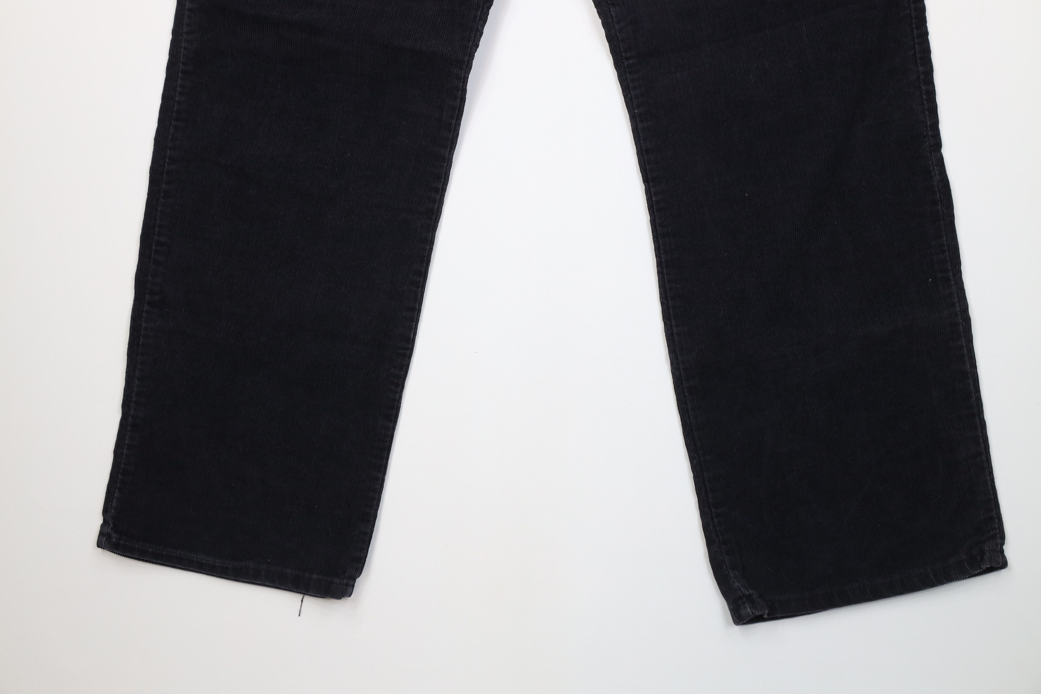 Vintage Vintage 70s Streetwear Wide Leg Corduroy Pants Dark Blue USA Size US 38 / EU 54 - 4 Thumbnail