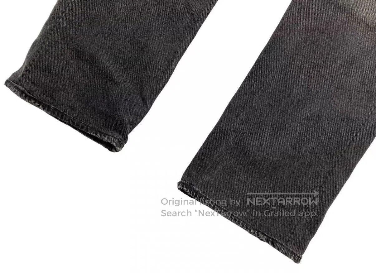 Levi's Black Denim Straight. Size US 34 / EU 50 - 5 Thumbnail