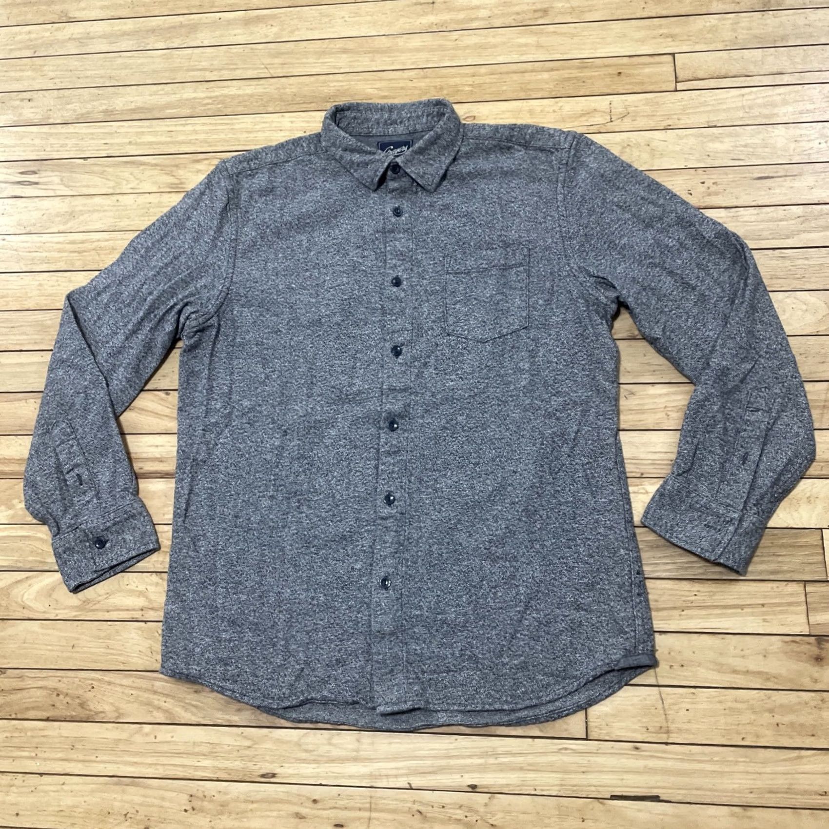 Grayers VINTAGE Grayers Heritage Flannel Shirt Men L Gray Knit Monochrome Streetwear Old Money Size US L / EU 52-54 / 3 - 3 Thumbnail