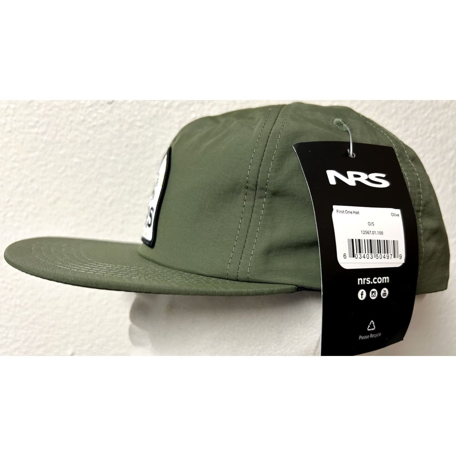 Vintage NWT Brist NRS Fly Fishing Rafting Snapback Hat One Size Green USA Size ONE SIZE - 5 Thumbnail