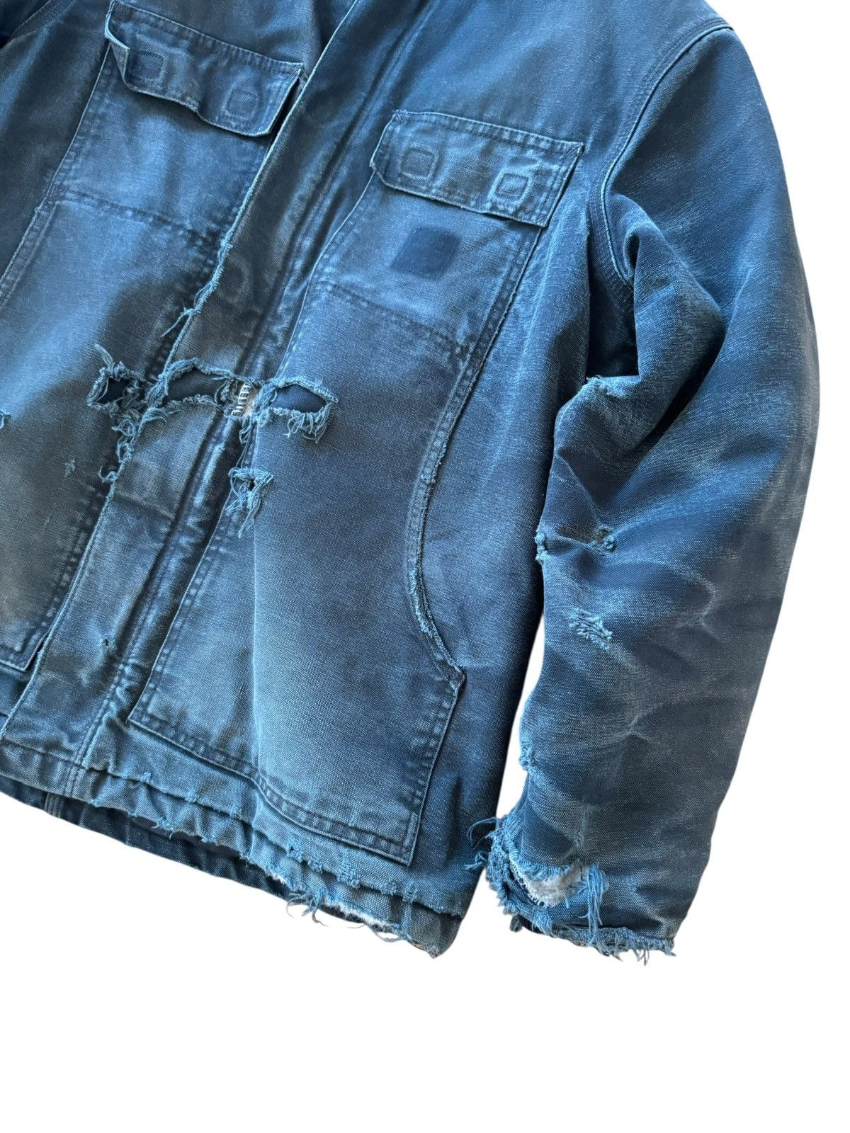 Carhartt CARHARTT VINTAGE 90s 00s Y2K DISTRESSED QUILTED JACKET FADED Size US XL / EU 56 / 4 - 11 Thumbnail