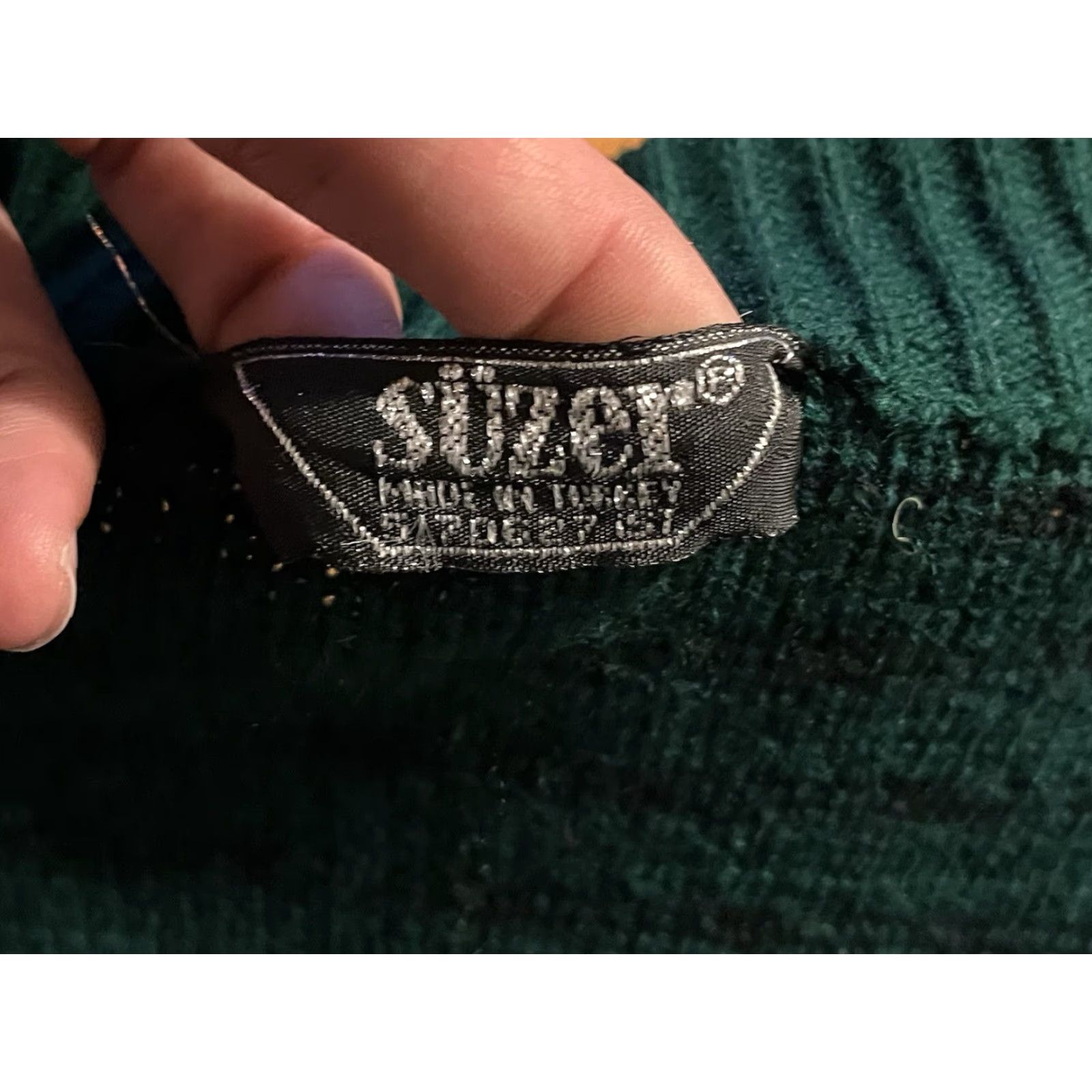 Vintage VINTAGE Suzer Disco Skater Cardigan Sweater Men’s XL Green Cardigan Knit 80s Retro Mens Size US XL / EU 56 / 4 - 5 Thumbnail