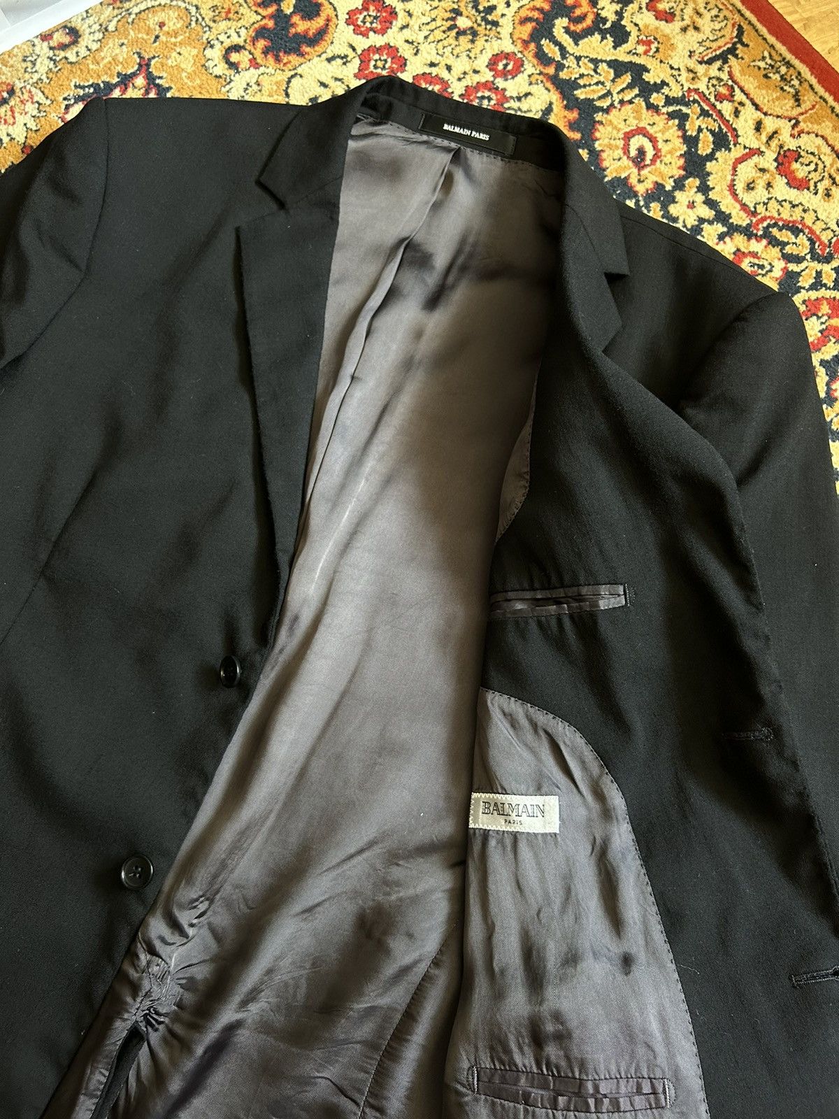 Balmain Balmain Paris classic suit blazer and pants Size 52R - 8 Thumbnail