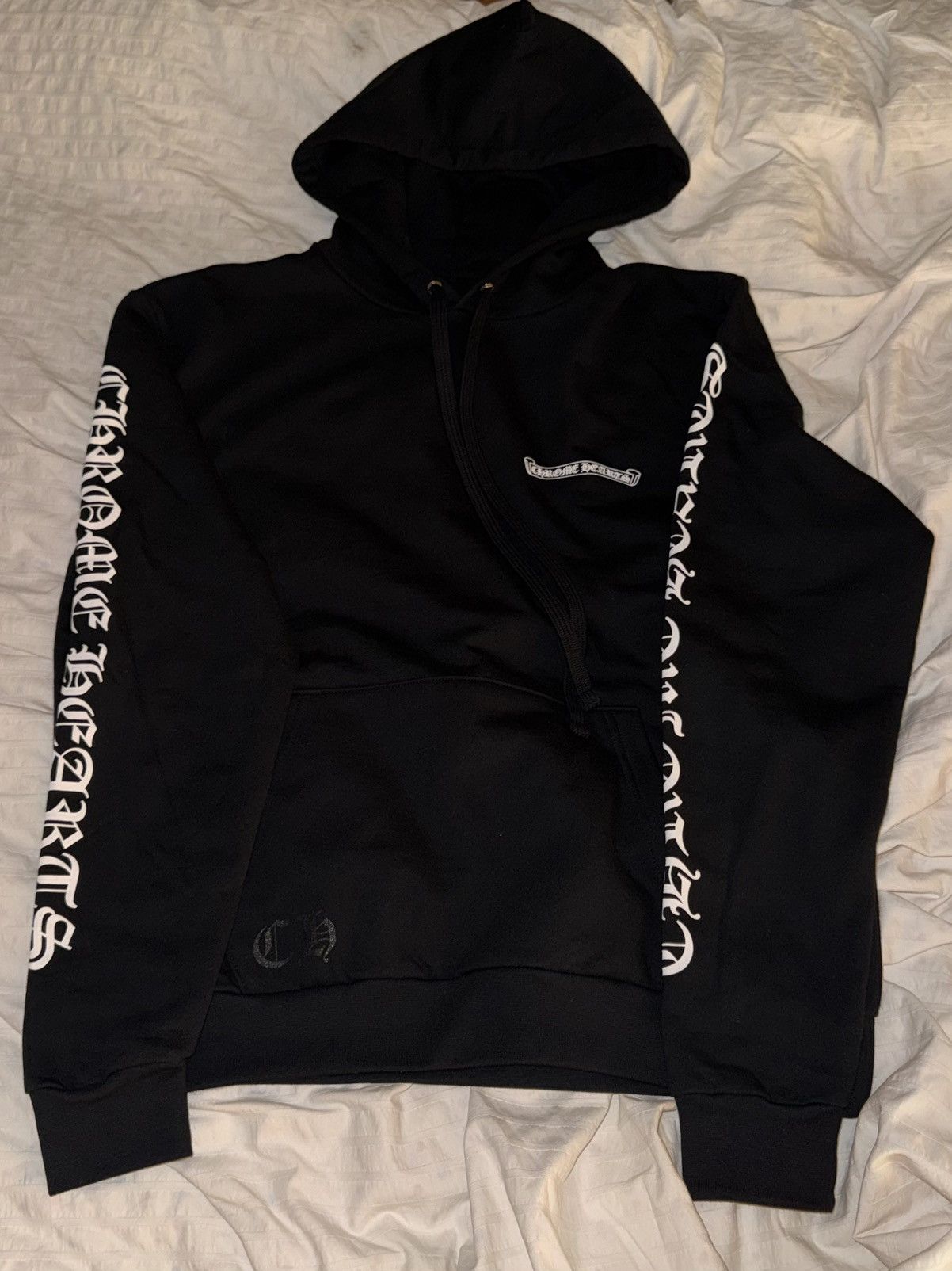 Chrome Hearts Chrome hearts scroll hoodie pullover hoodie black size S Size US S / EU 44-46 / 1 - 1 Thumbnail