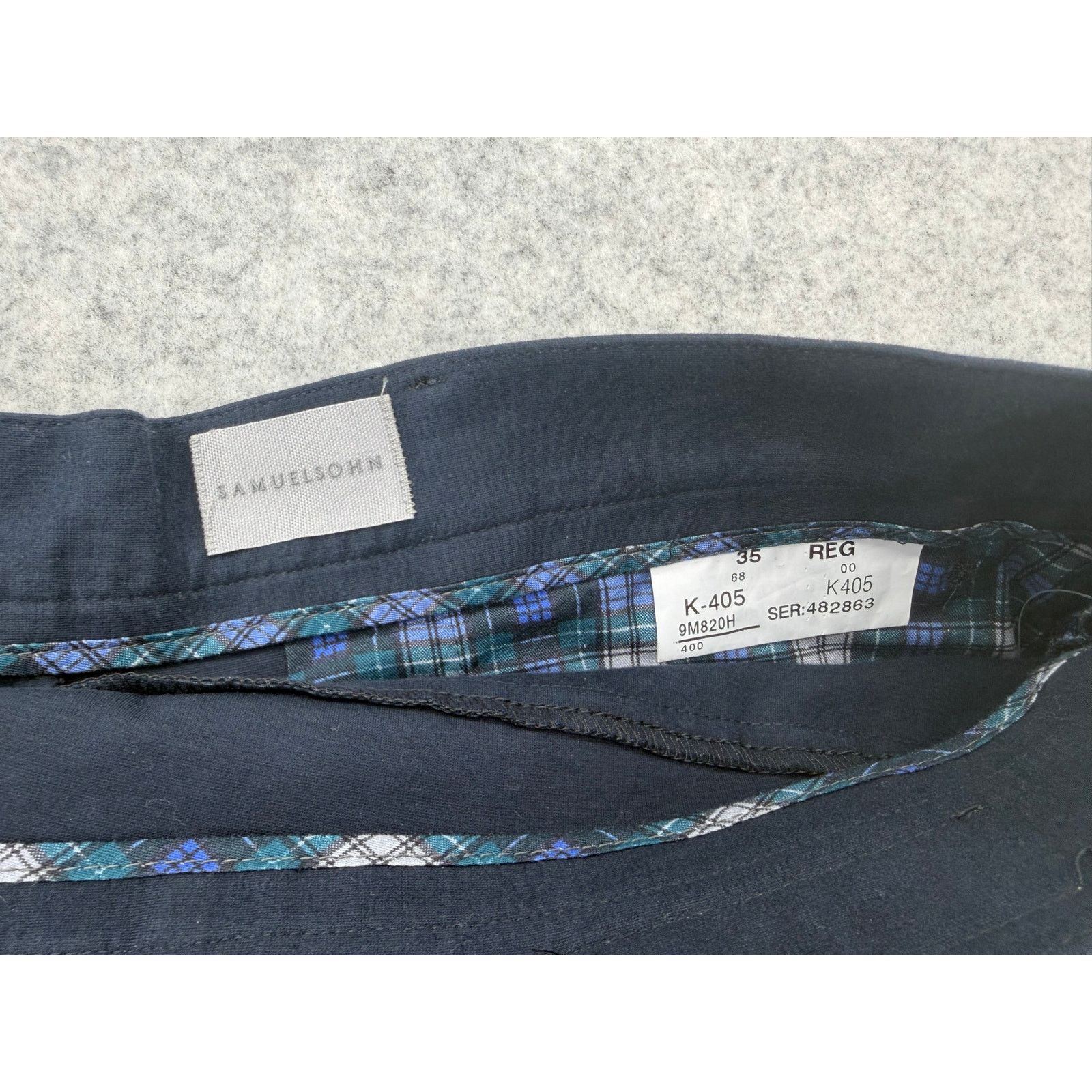 Samuelsohn NWOT Samuelsohn Elite Tech Navy Blue 5-Pocket Pants Men's 35 Size US 35 - 6 Thumbnail