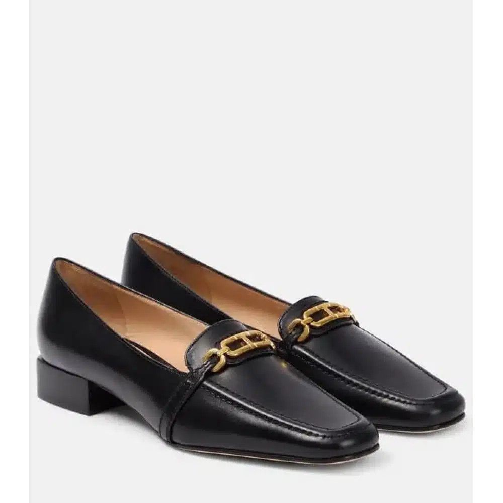 Tom Ford o1loc1c0425 W3333 Leather Chain Loafers in Black Size US 7.5 / IT 37.5 - 3 Thumbnail