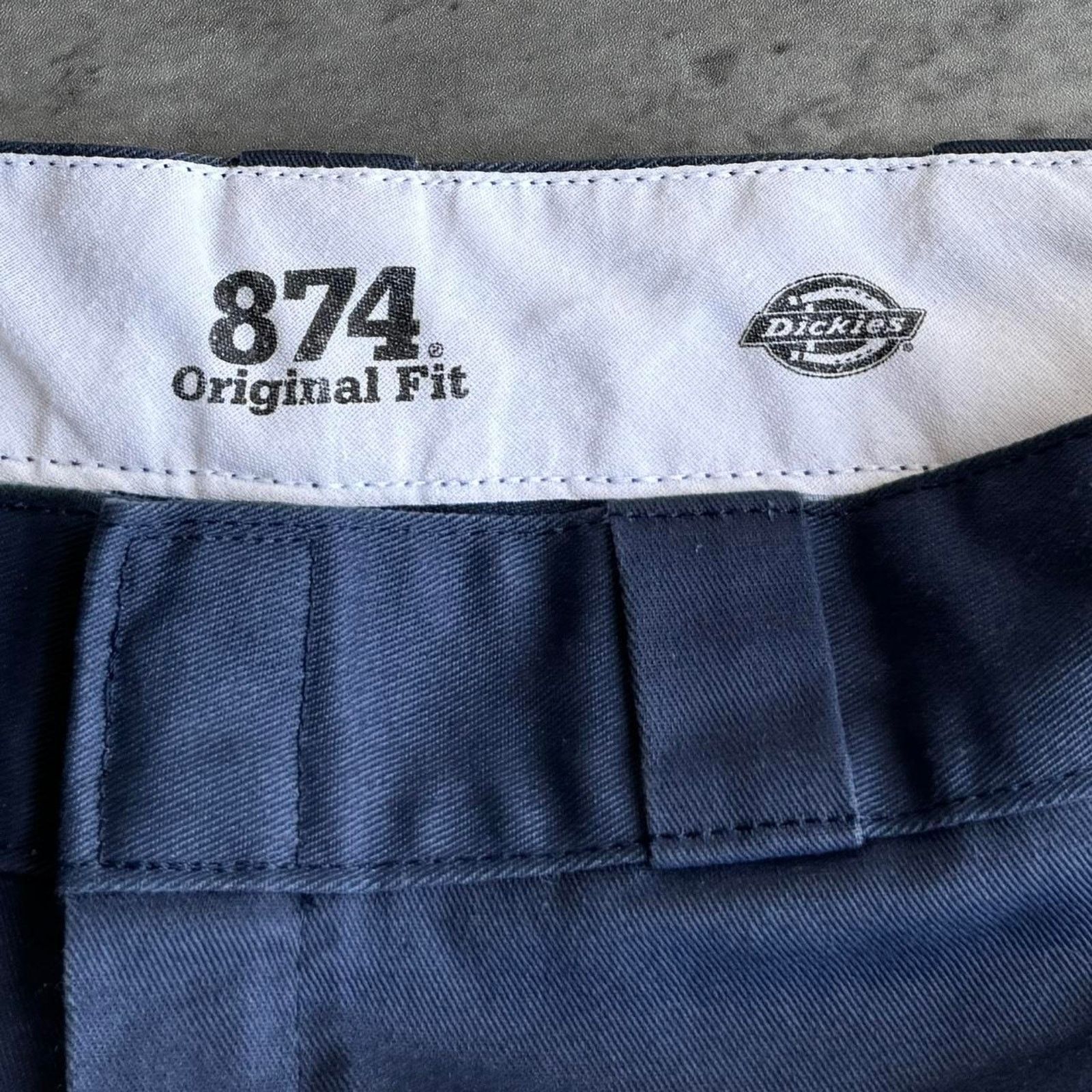 Carhartt × Dickies × Vintage Vintage Y2K Dickies 874 Navy Blue Grunge Opium Casual Pants Size US 32 / EU 48 - 3 Thumbnail
