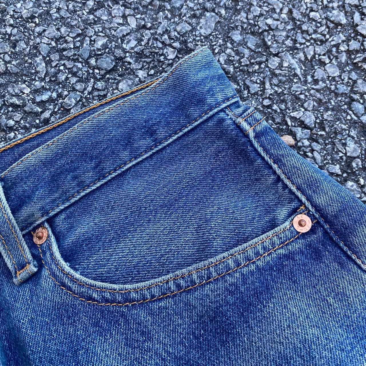 Levi's Vintage 90s Levis 501 Distressed denim Kurt Cobain Style Size US 33 - 5 Thumbnail