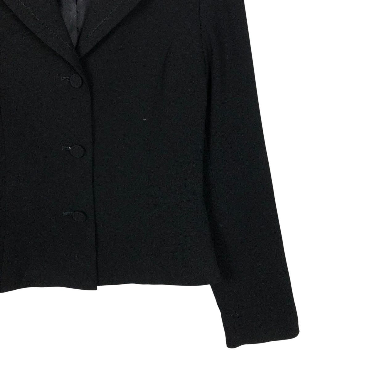 Japanese Brand 🔥CROPPED WOOL JACKET ATSUKI ONISHI NOIR YOHJI YAMAMOTO Size M / US 6-8 / IT 42-44 - 7 Thumbnail
