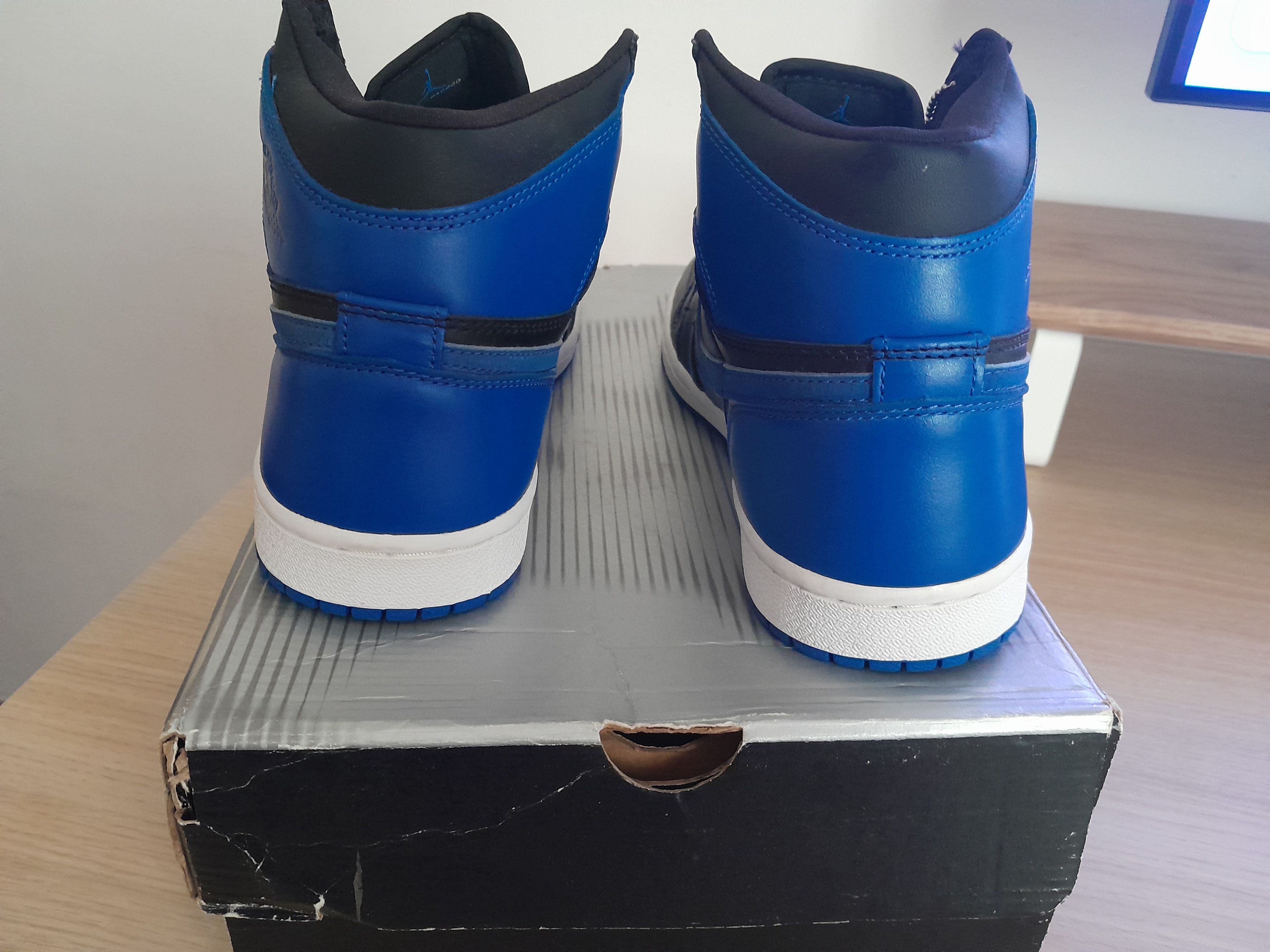 Nike Nike Air Jordan 1 Retro Black Royal Blue (2001) Size US 8 / EU 41 - 5 Thumbnail