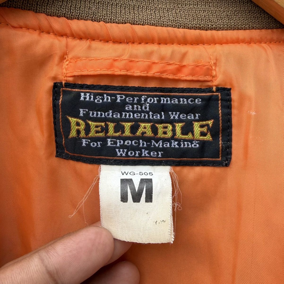 Vintage Vintage Sun Faded Ma-1 Bomber Jacket By Reliable Size US M / EU 48-50 / 2 - 16 Thumbnail