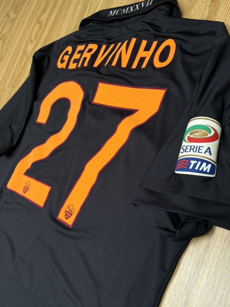 Other AS Roma 2013/14 Third Jersey – Gervinho 27 – Match-Issued Size US L / EU 52-54 / 3 - 13 Thumbnail