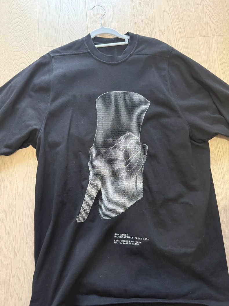 Rick Owens Rick Owens Pharaoh Short Sleeve Tee S - dmc Size US S / EU 44-46 / 1 - 1 Thumbnail