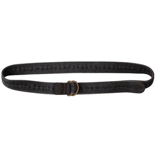 Japanese Brand Street double pin buckle design vintage denim belt 47in Size ONE SIZE - 5 Thumbnail