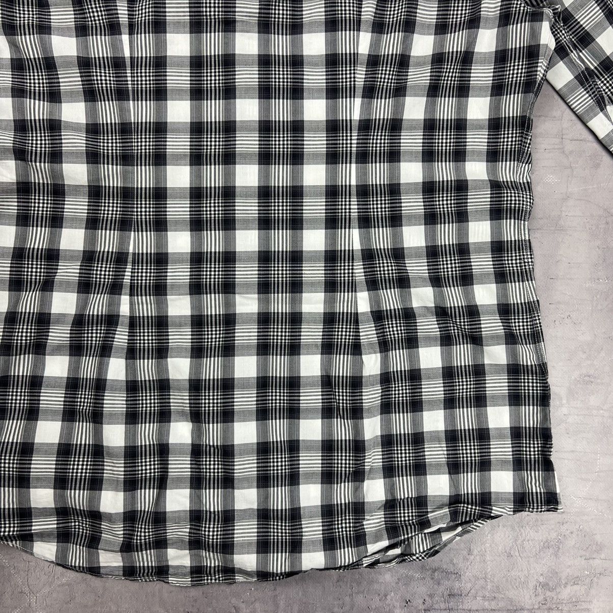 Dolce & Gabbana Rare! Dolce & Gabbana Checkered Shirt Luxury Button Up Size US L / EU 52-54 / 3 - 19 Thumbnail