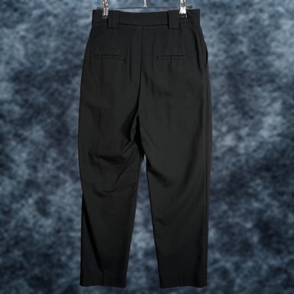 Mango Mango High-Waisted Black Tailored Pants Size 1 Pleated Womens Size 25" / US 0 / IT 36 - 1 Thumbnail