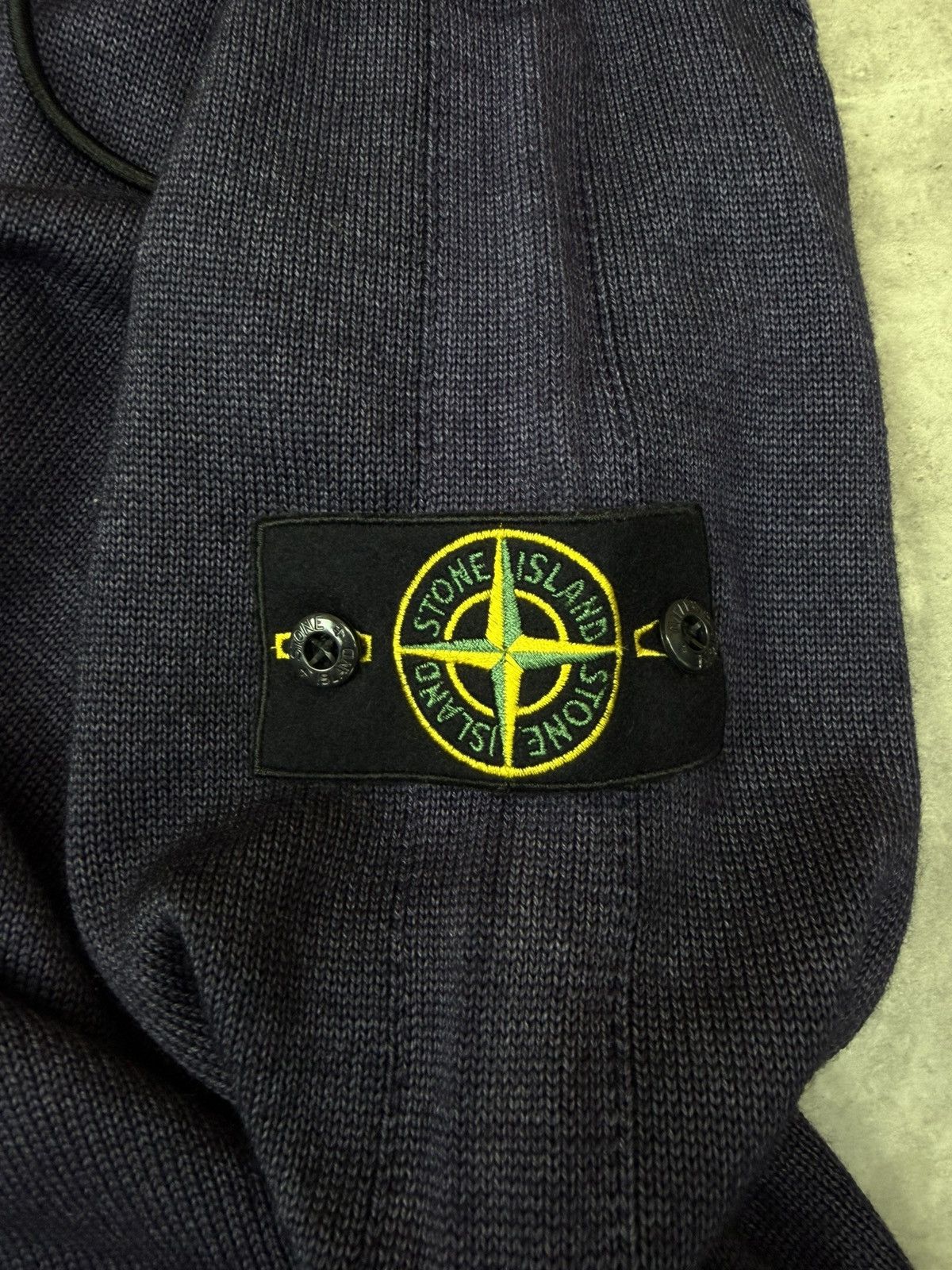 Stone Island Stone Island Fast Dye-Air Brush Wool Sweater Size M Size US M / EU 48-50 / 2 - 14 Thumbnail