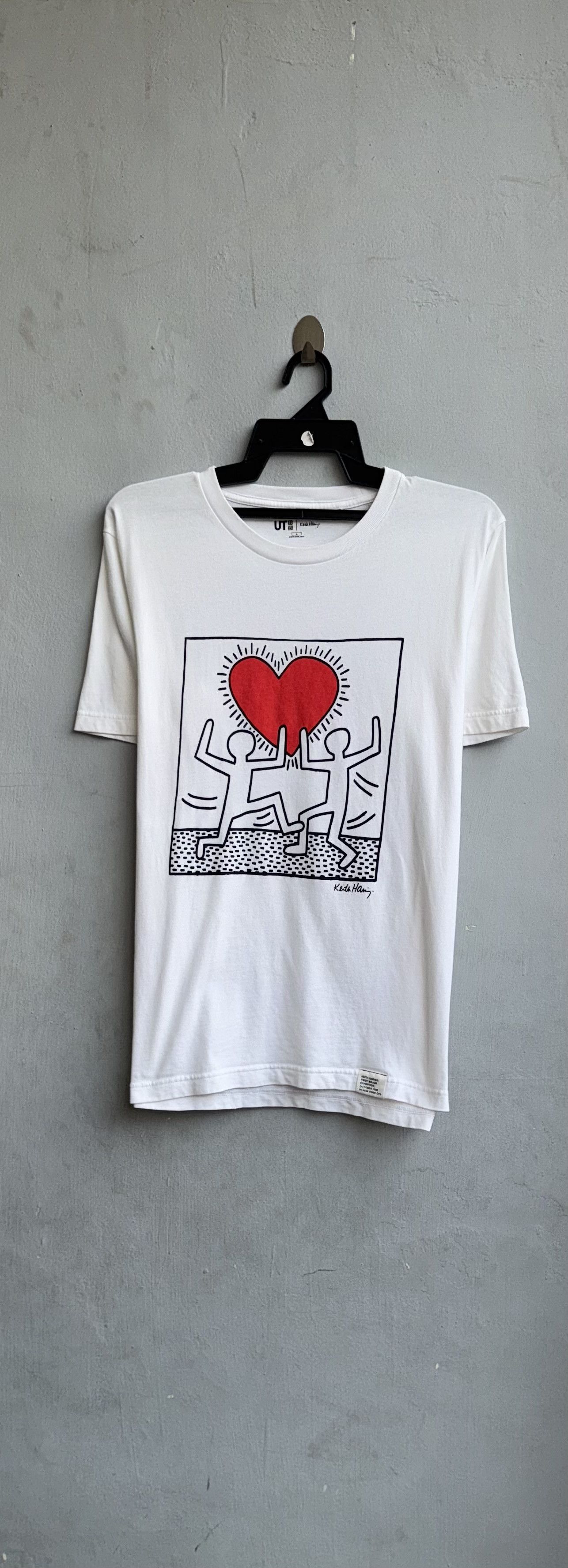 Keith Haring × Uniqlo keith Haring White Art Monet Peace Uniqlo Shirt Size US L / EU 52-54 / 3 - 1 Thumbnail