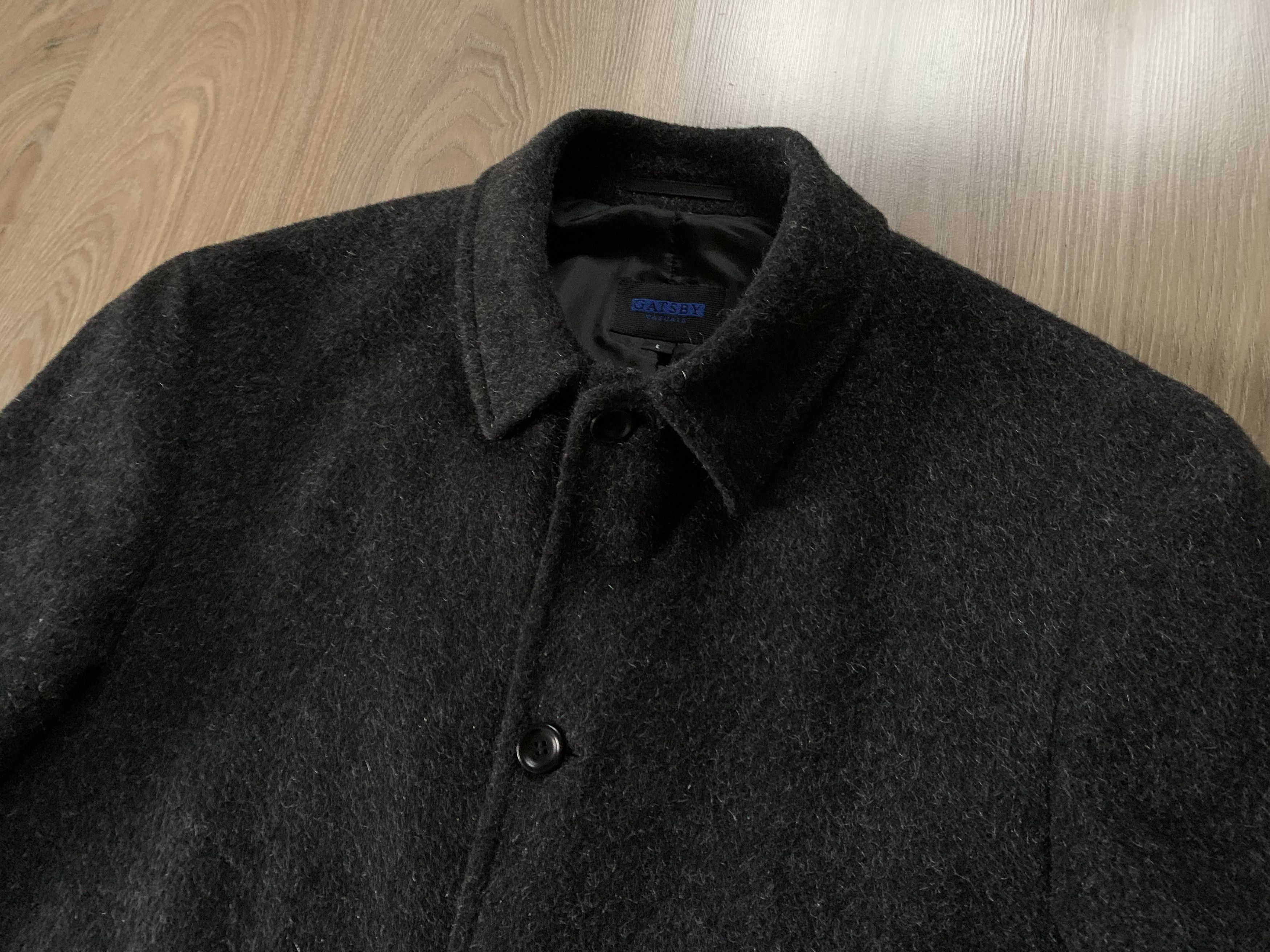 Designer × Vintage Gatsby Casuals Black Long Wool Coat Size US L / EU 52-54 / 3 - 5 Thumbnail