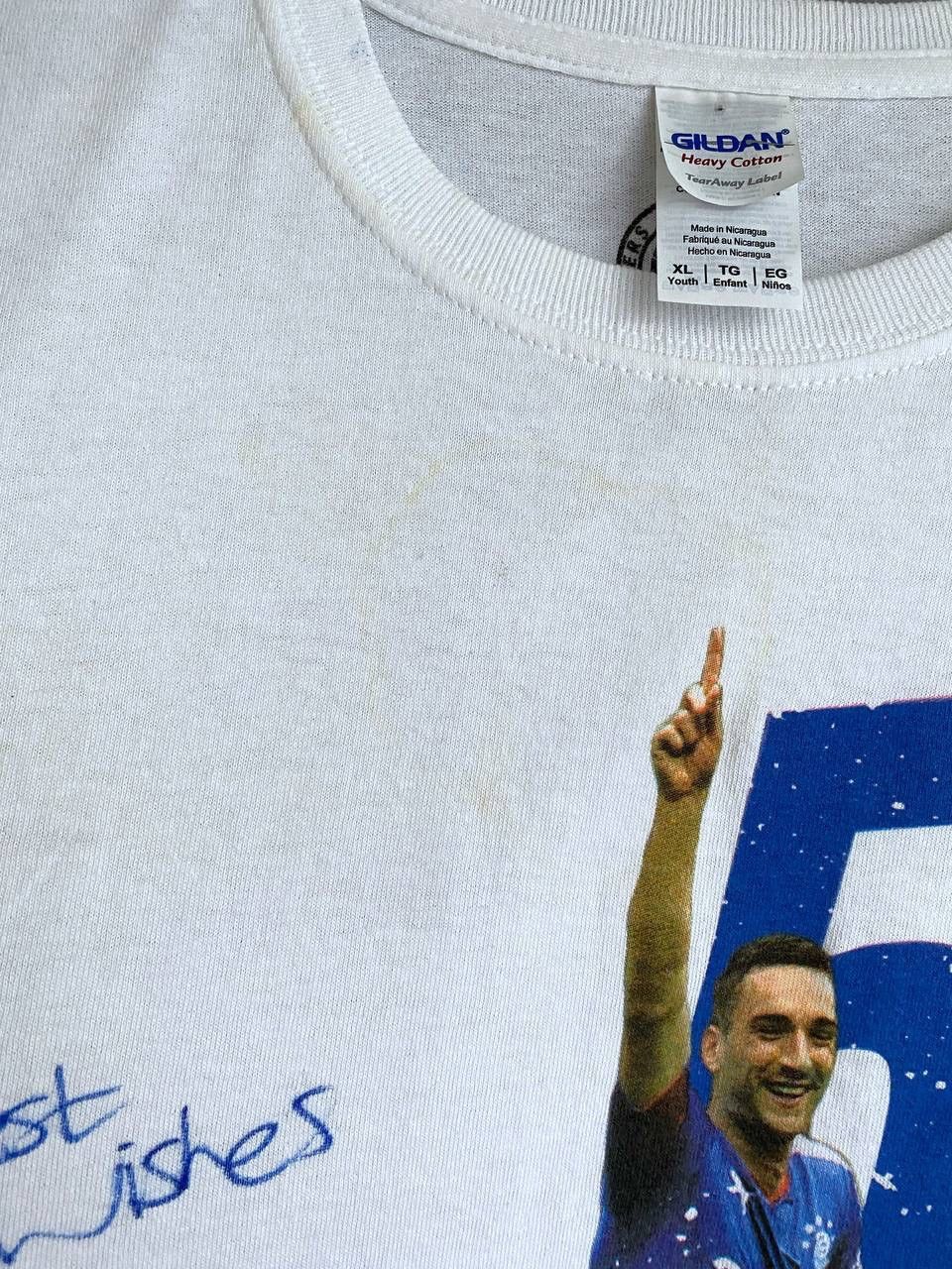Umbro Rangers Official Merchandise T-Shirt Autograph #5 WALLACE XL Size US XL / EU 56 / 4 - 7 Thumbnail
