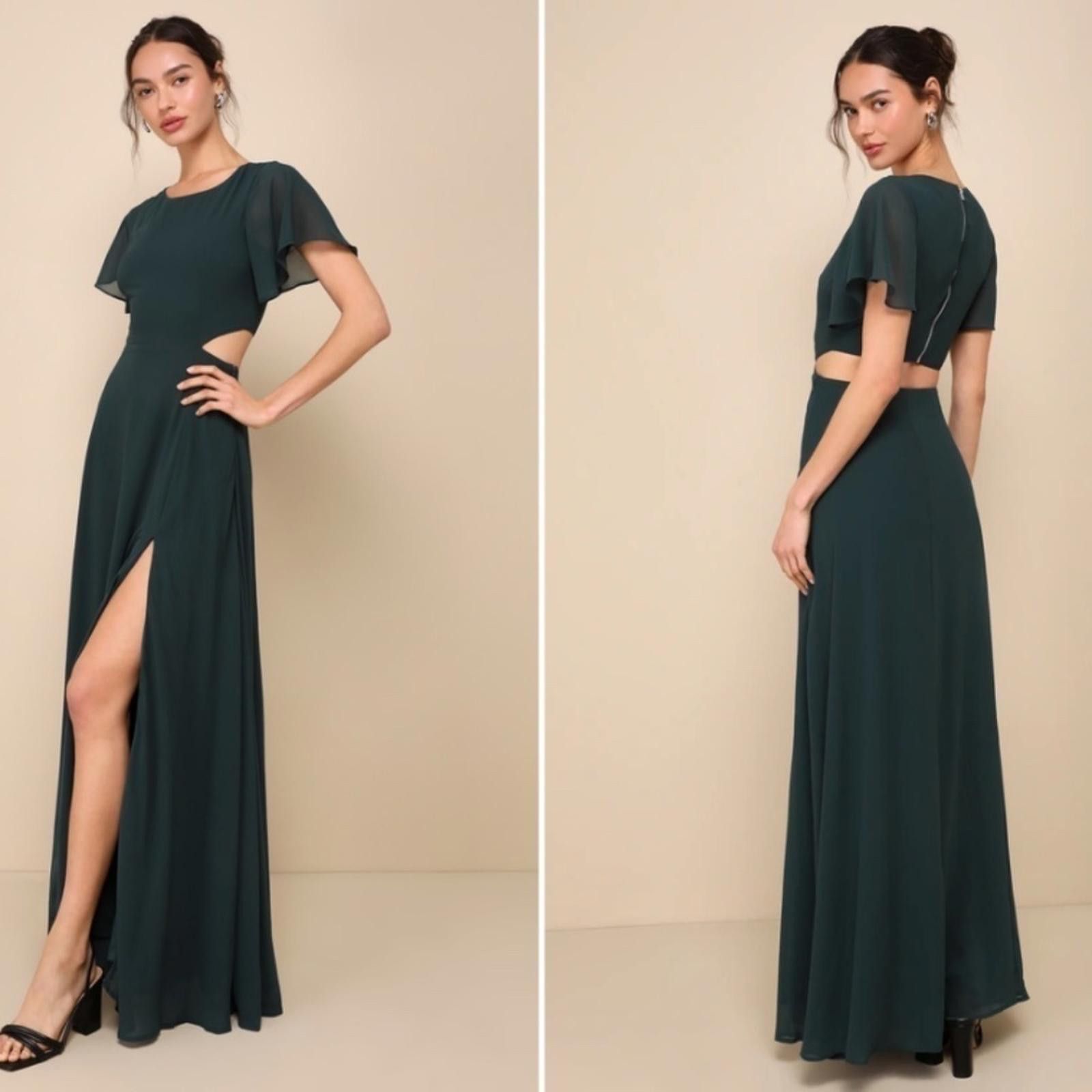 Lulus LULUS Elegant Wedding Bridesmaid Romantic Flowy Chic Maxi Size S / US 4 / IT 40 - 2 Thumbnail