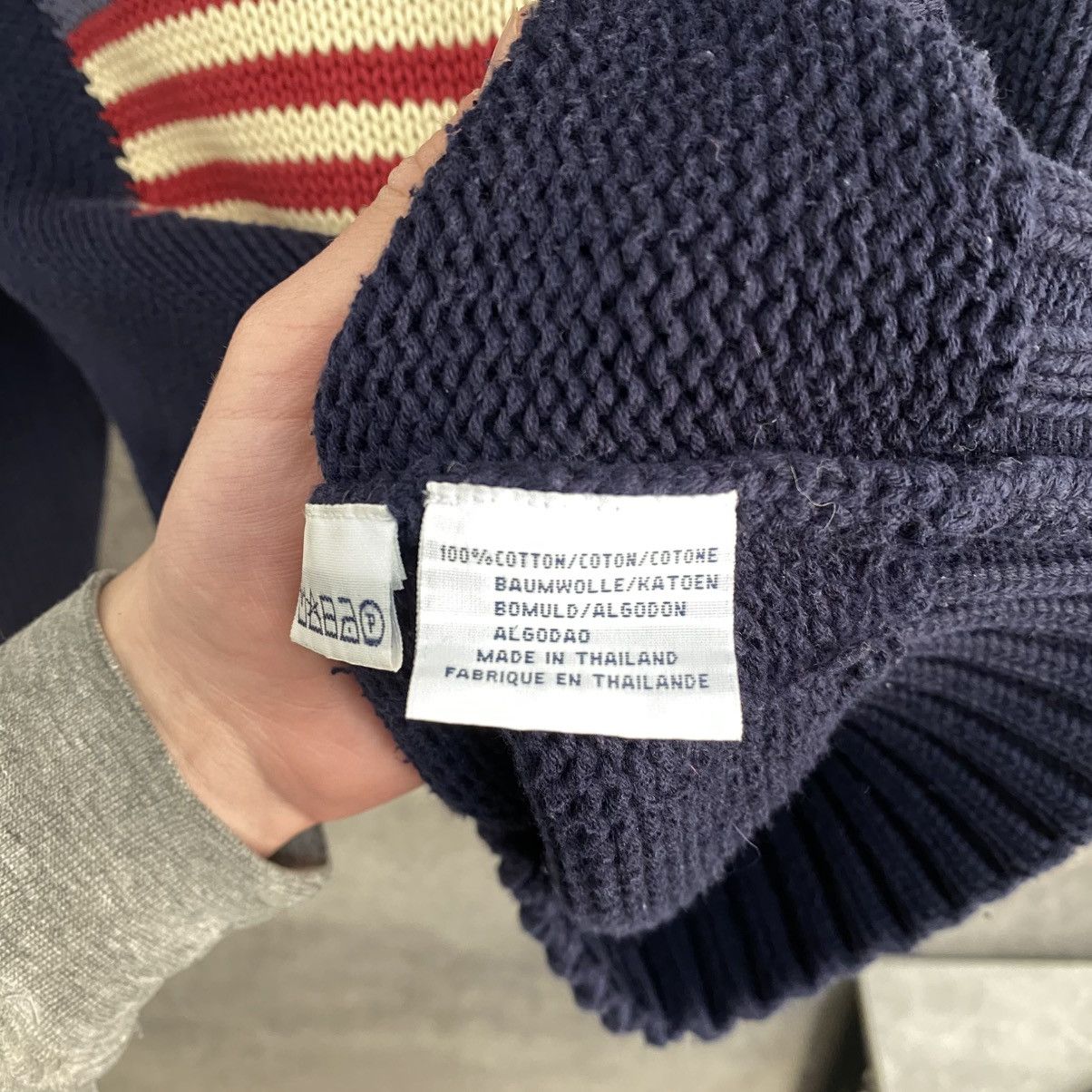 Polo Ralph Lauren Vintage Polo Ralph Lauren Turtleneck USA Flag Sweater Knited Size US S / EU 44-46 / 1 - 8 Thumbnail