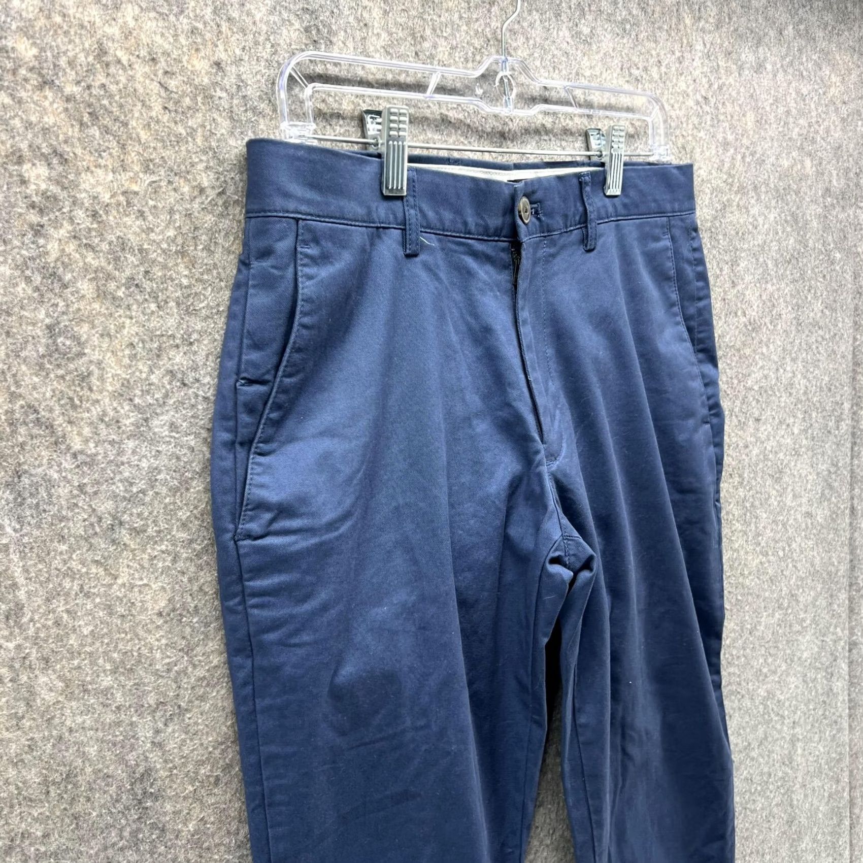 Club Monaco VINTAGE? No — Club Monaco Pants Men 30x30 Adult Blue Navy Chino Flat Front Modern Slim Fit Shirt Size US 30 / EU 46 - 3 Thumbnail