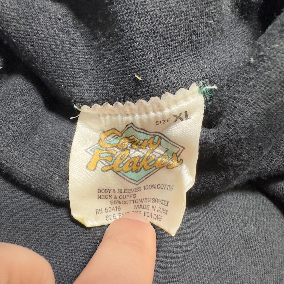 Vintage Vintage Corn Flakes turtleneck shirt Size US XL / EU 56 / 4 - 3 Thumbnail