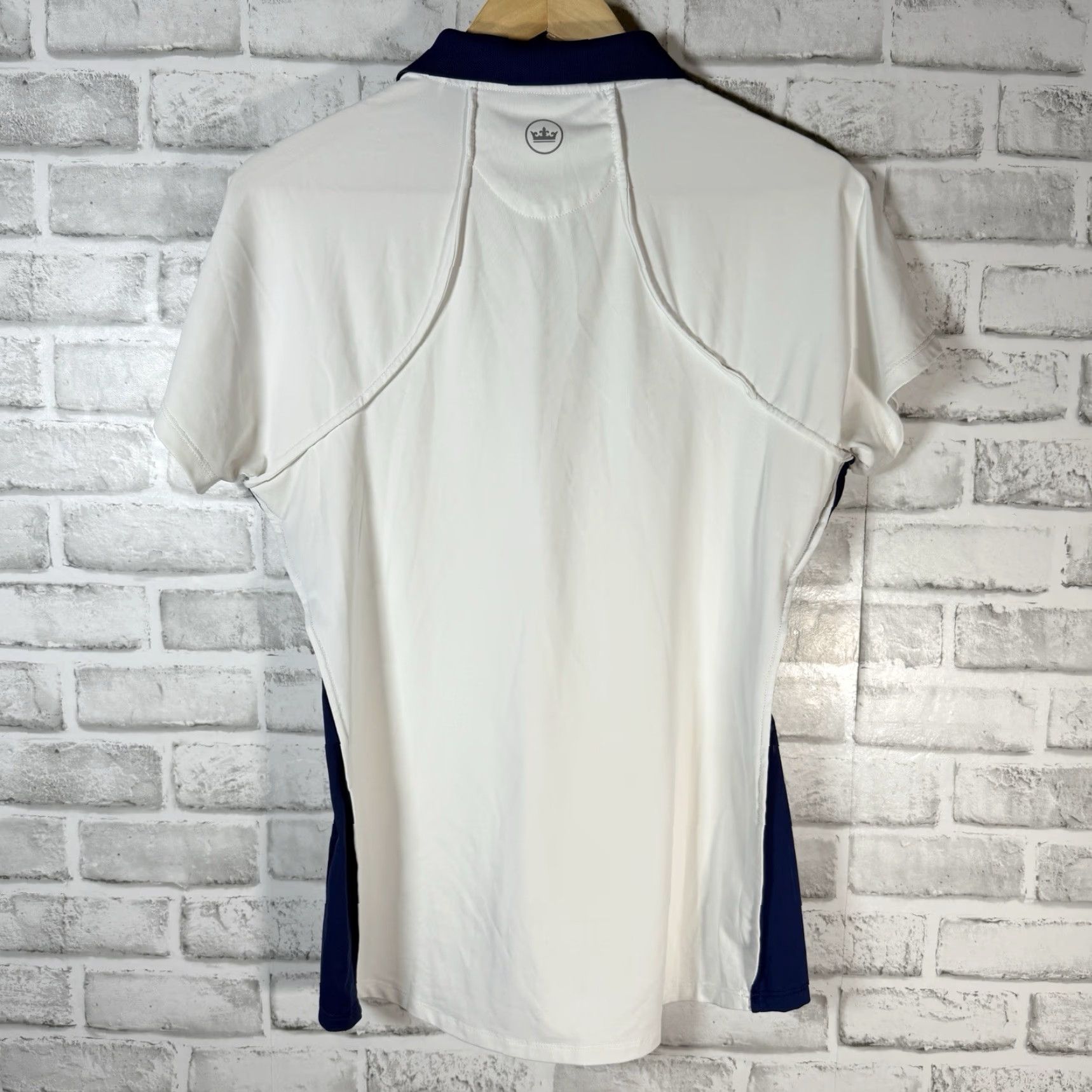 Peter Millar VINTAGE Peter Millar Women's Golf Shirt Polo Half Zip Athletic Fit Size M White Activewear Size M / US 6-8 / IT 42-44 - 5 Thumbnail