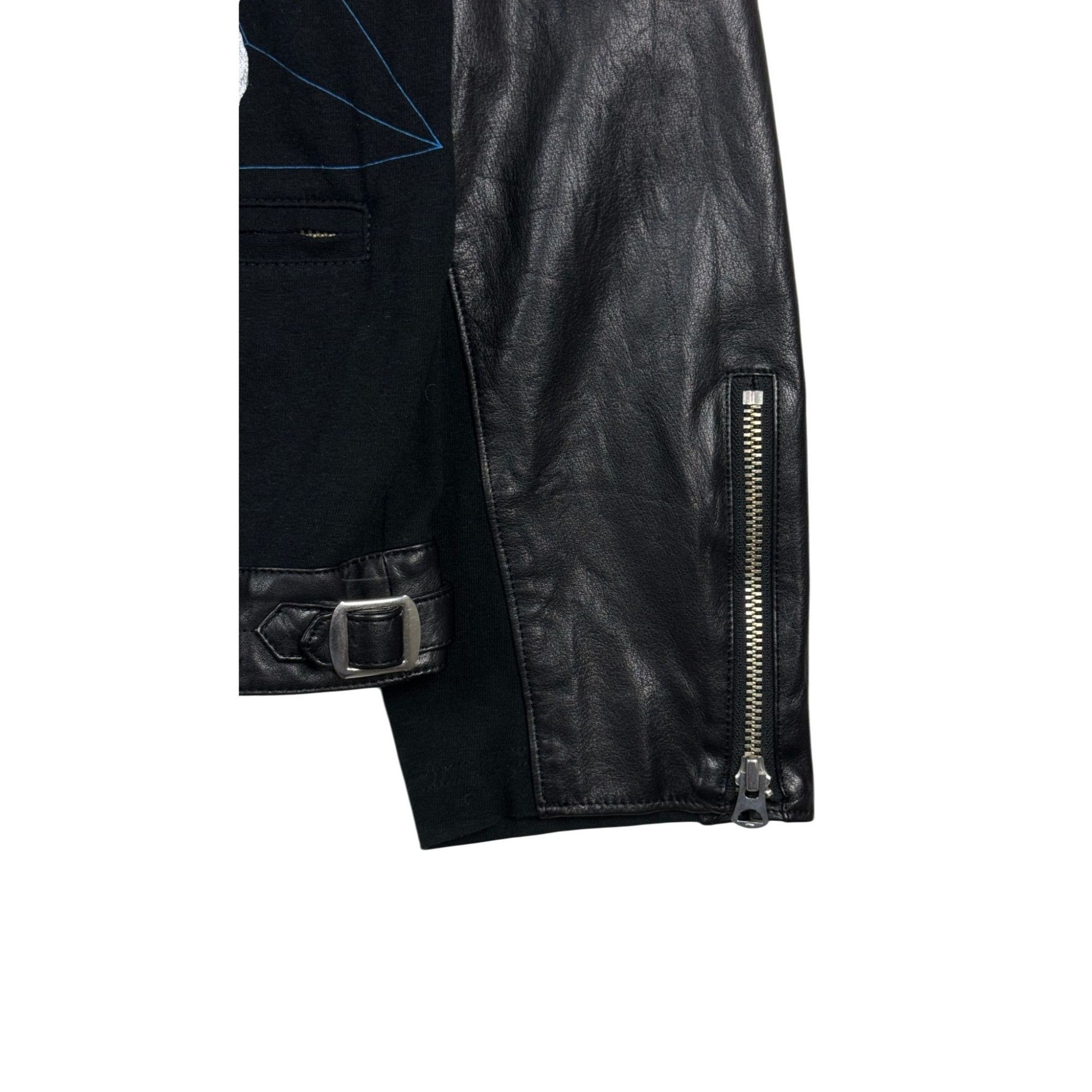 Undercover ♚ Undercover Hybrid Leather Jacket ♚ Size US XL / EU 56 / 4 - 7 Thumbnail