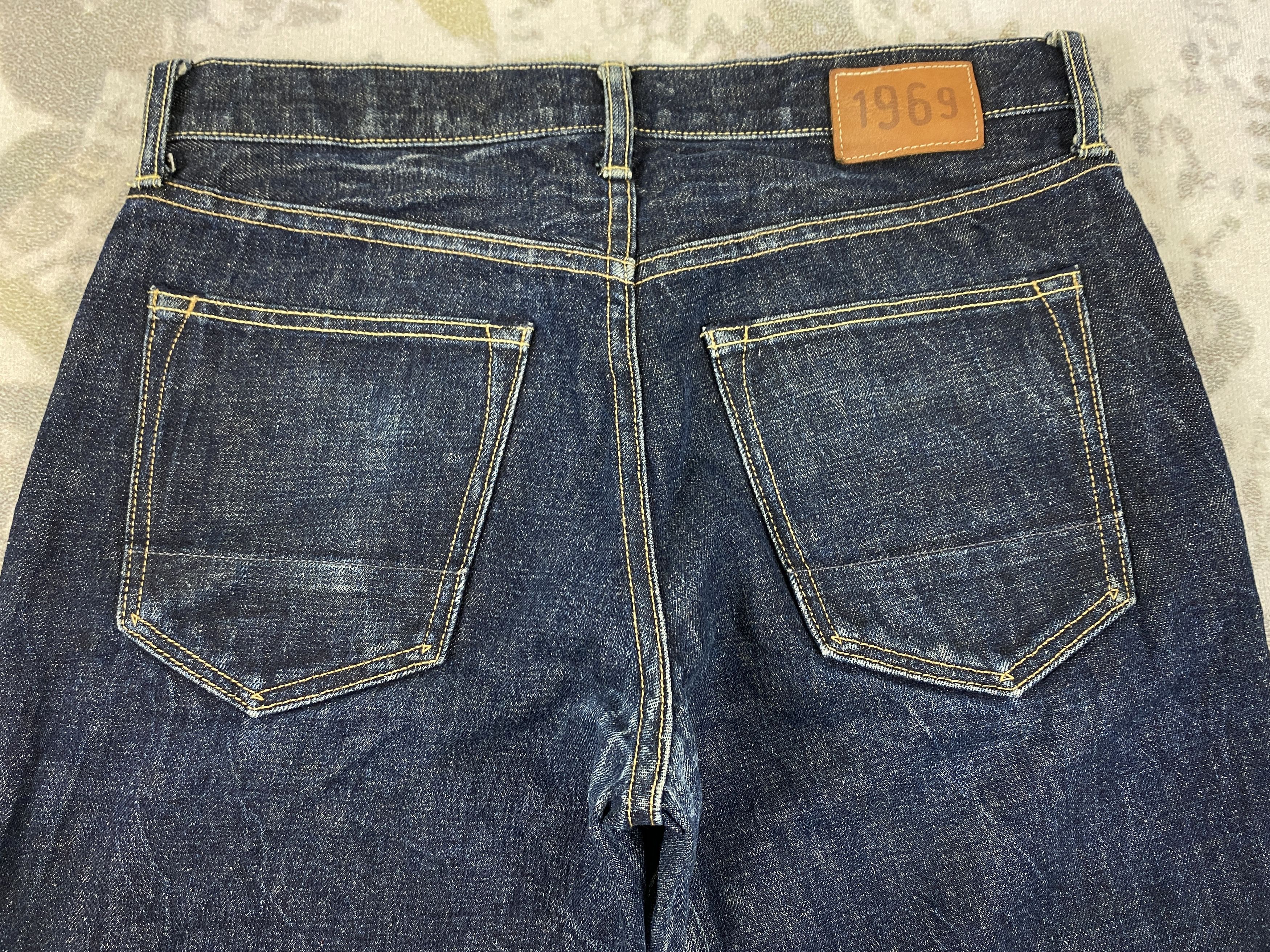 Japanese Brand Dark Blue Gap 1969 Jeans 32x29.5 Denim- JN3912 Size US 32 / EU 48 - 4 Thumbnail