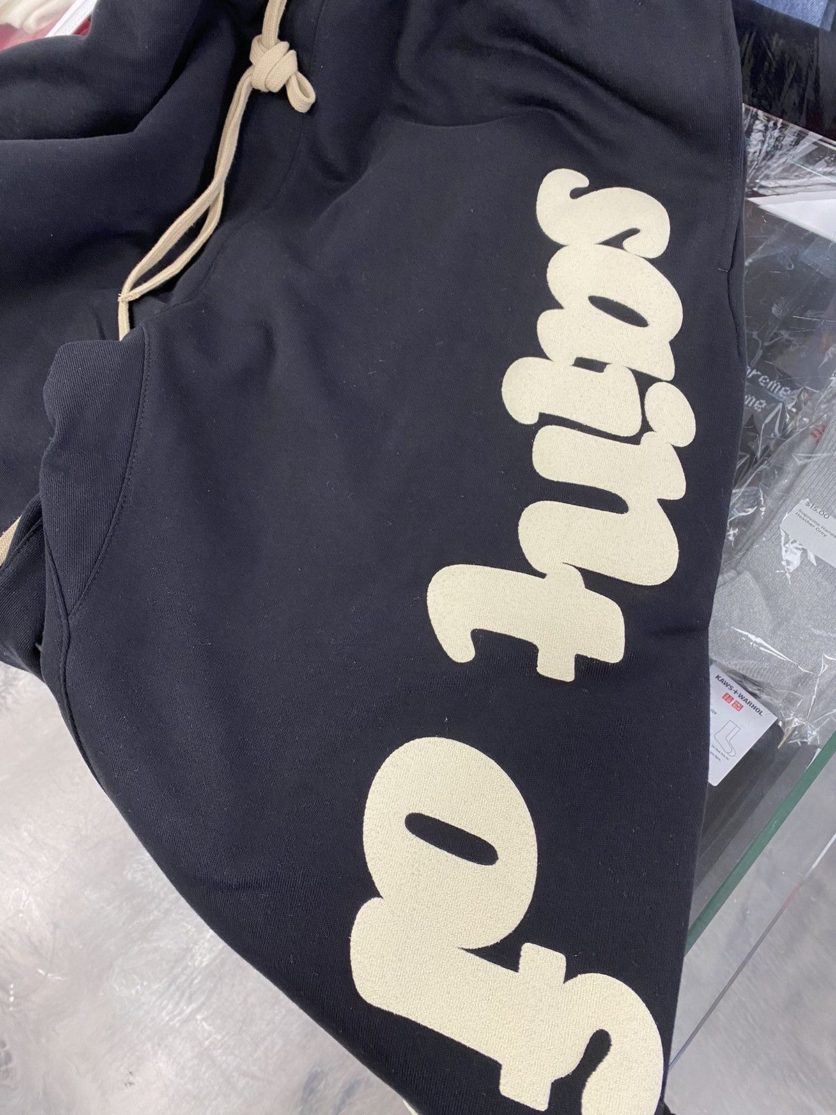 Fear of God × Saint Michael Saint Michael x fear of god Saint of God sweatpants black Size US 32 / EU 48 - 9 Thumbnail