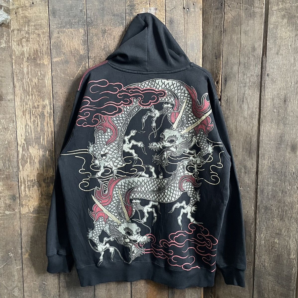Japanese Brand × Vintage Vintage Strange Heaven Dragon Hoodie Size US L / EU 52-54 / 3 - 1 Thumbnail