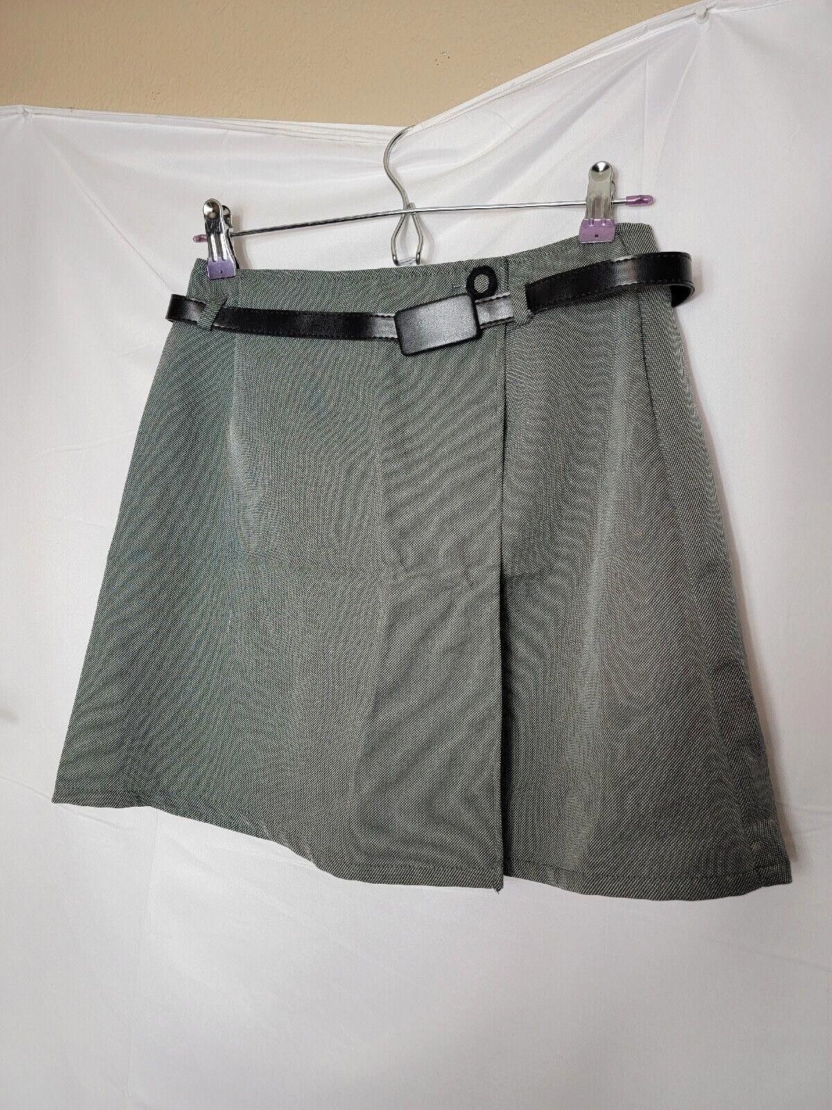 Designer Vintage Womens Skirt Made in USA My Michelle w/Belt VTG Y2K Size 32" / US 10 / IT 46 - 1 Thumbnail